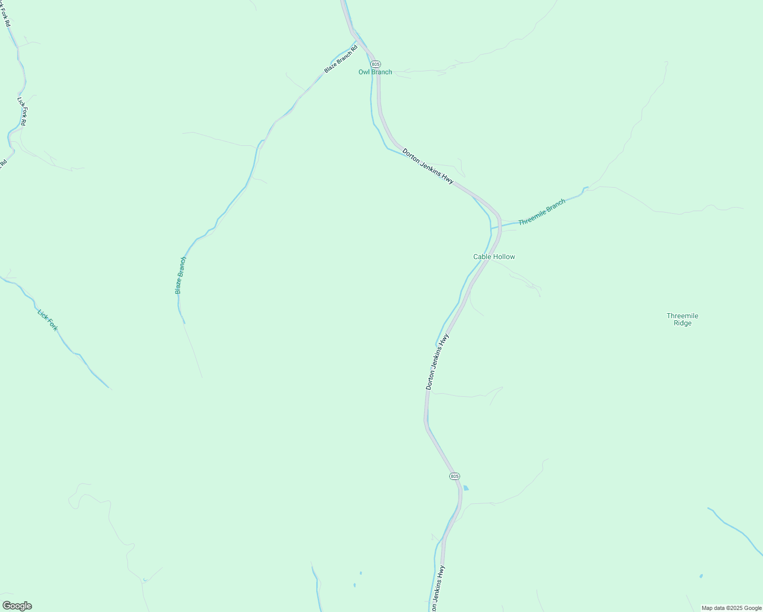 map of restaurants, bars, coffee shops, grocery stores, and more near Kentucky 805 in Jenkins