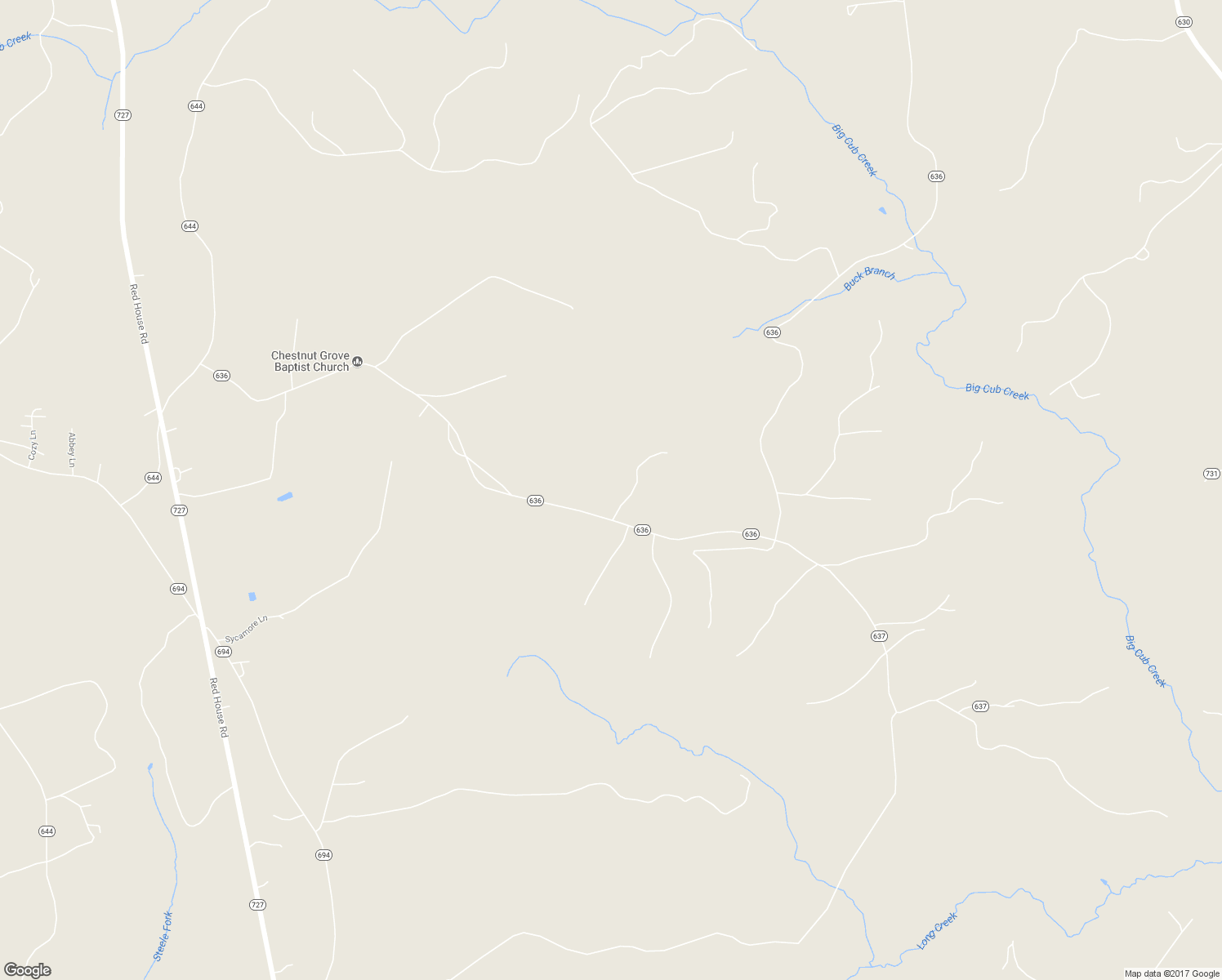 map of restaurants, bars, coffee shops, grocery stores, and more near 1505 Chestnut Grove Road in Appomattox