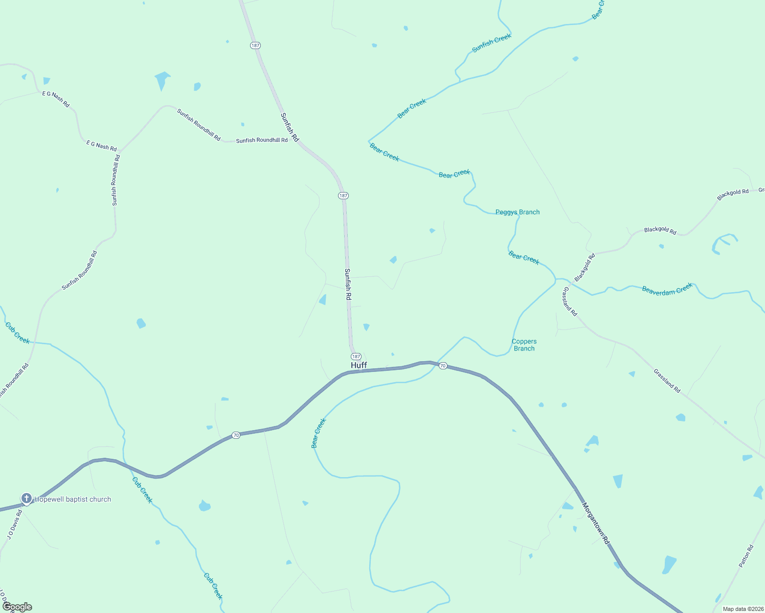 map of restaurants, bars, coffee shops, grocery stores, and more near 2-698 White Road in Brownsville