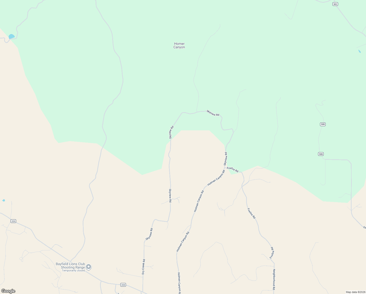 map of restaurants, bars, coffee shops, grocery stores, and more near 915 Skyview Dr in Bayfield