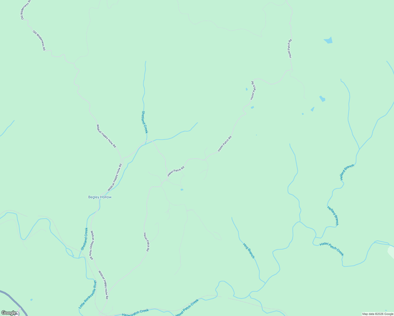 map of restaurants, bars, coffee shops, grocery stores, and more near 2591 Hazel Patch Road in East Bernstadt