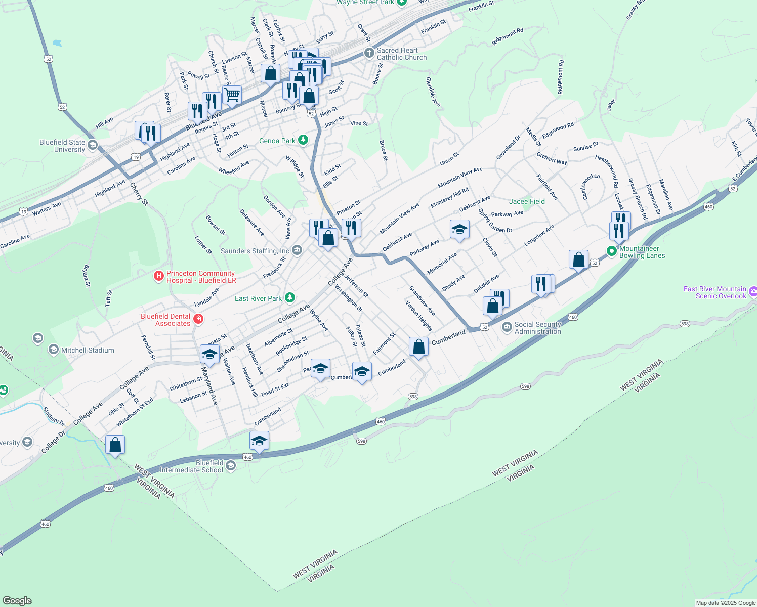 2133 Jefferson Street, Bluefield WV Walk Score