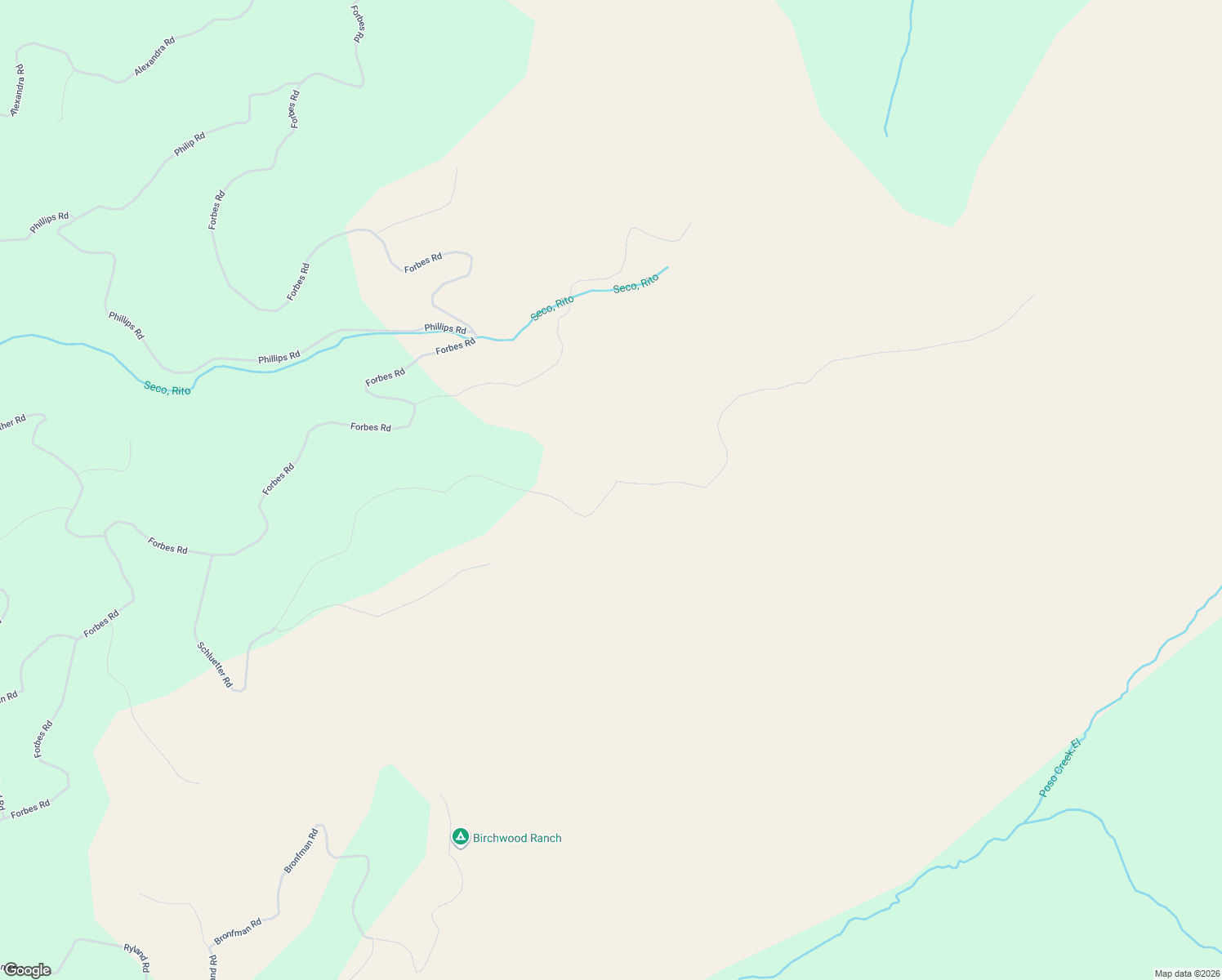 map of restaurants, bars, coffee shops, grocery stores, and more near Schluetter Road in Costilla County