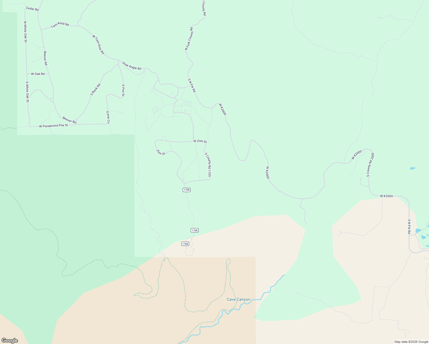 map of restaurants, bars, coffee shops, grocery stores, and more near 725 South Zion Ridge Drive in Orderville