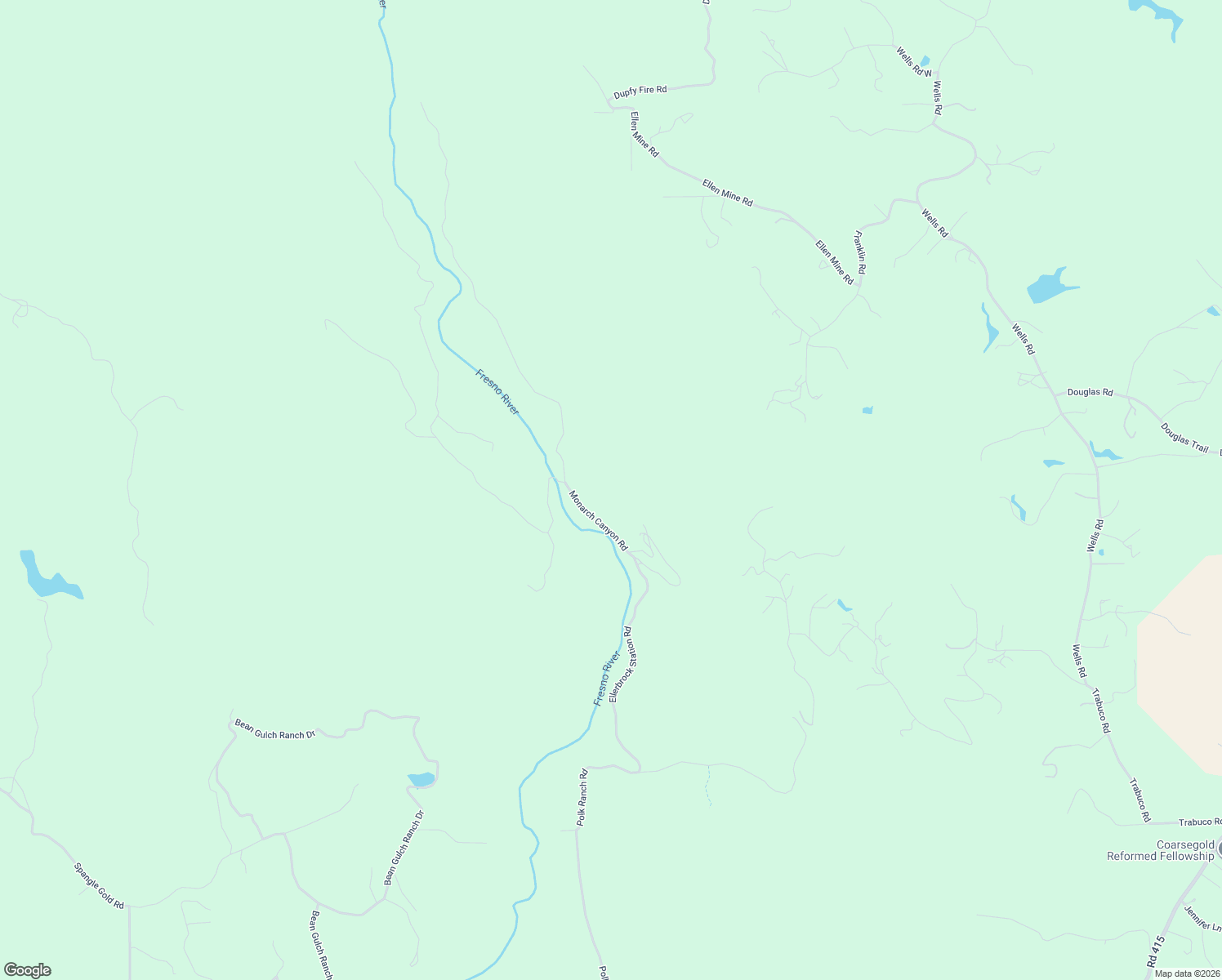 map of restaurants, bars, coffee shops, grocery stores, and more near in Coarsegold