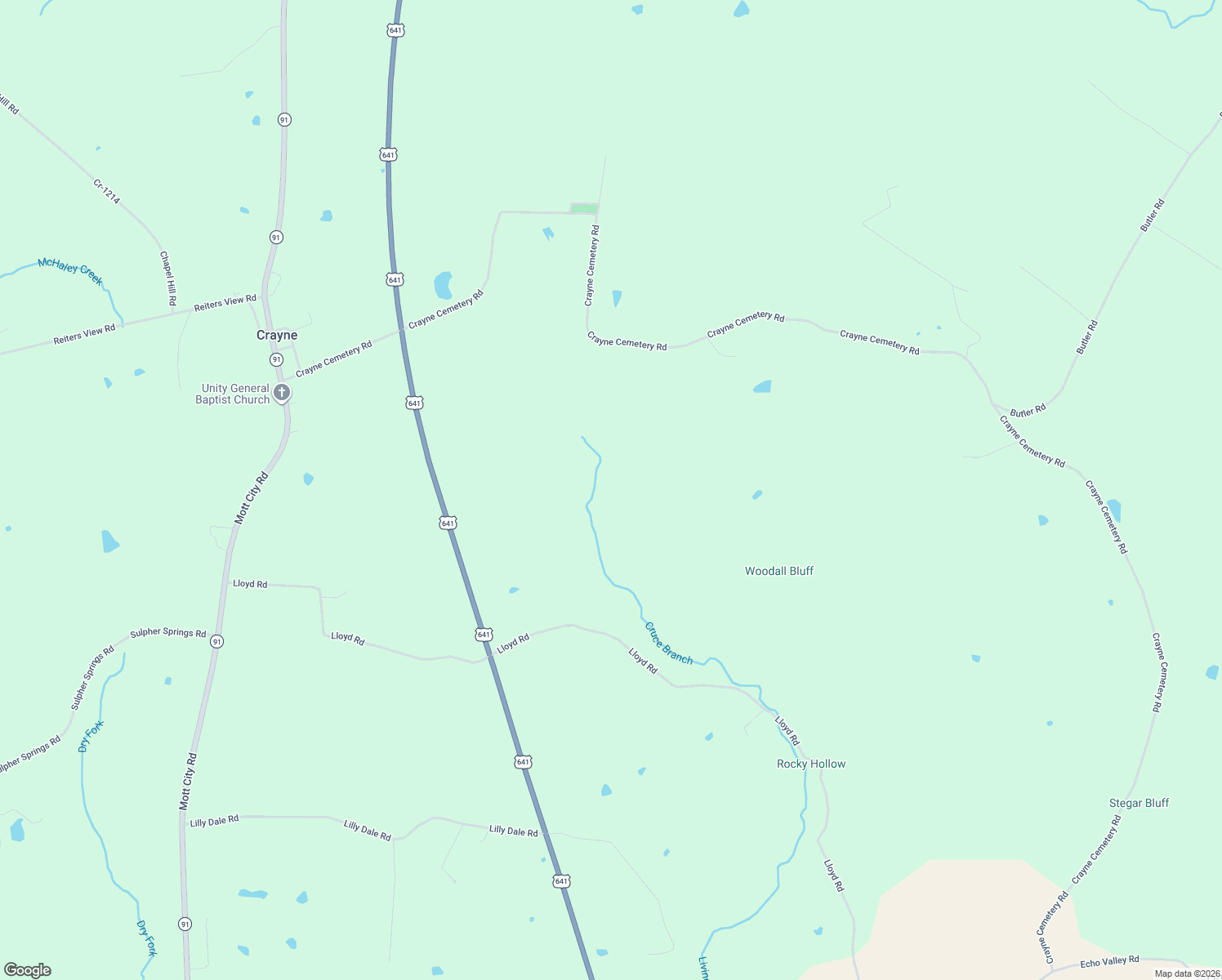 map of restaurants, bars, coffee shops, grocery stores, and more near in Crayne