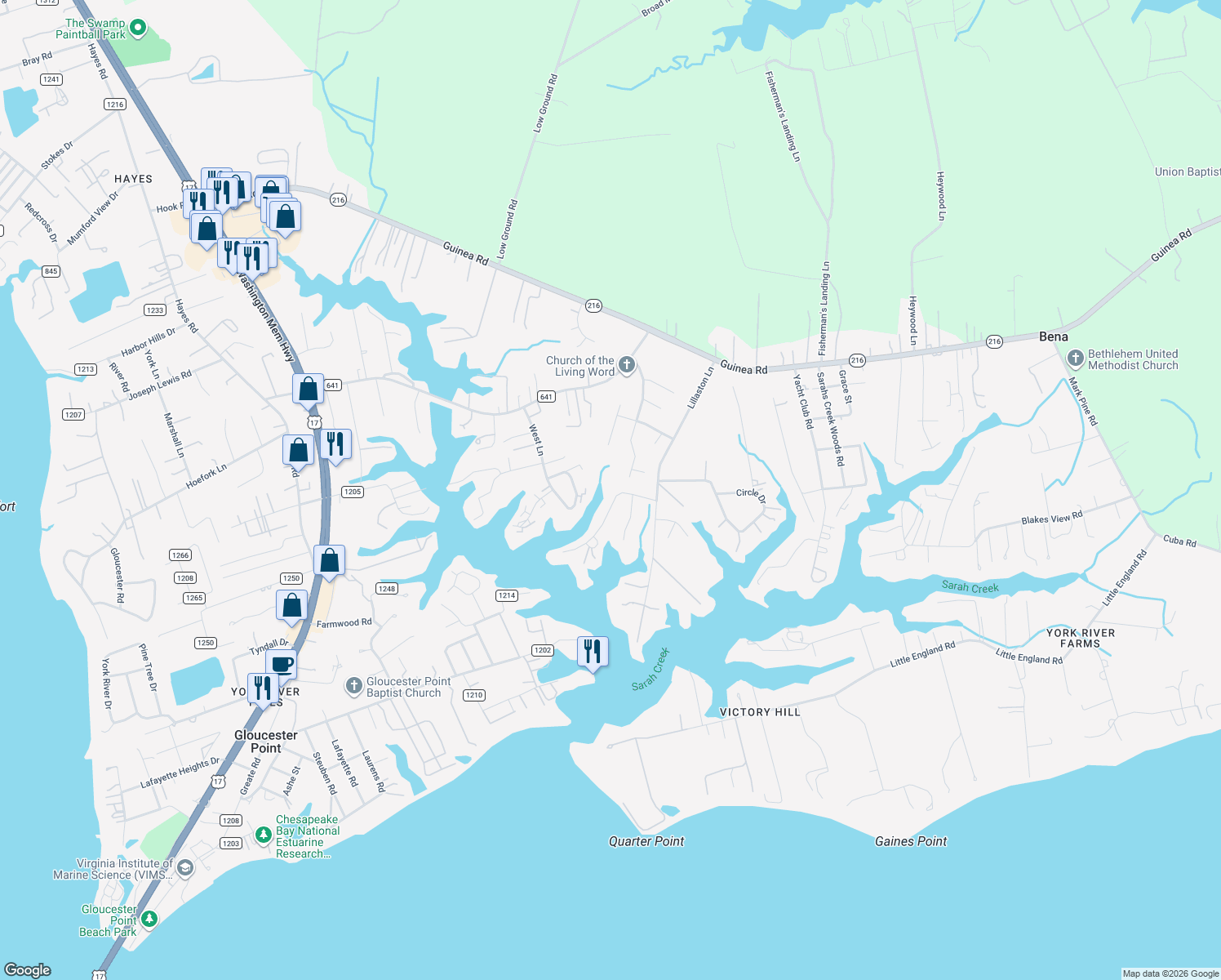 map of restaurants, bars, coffee shops, grocery stores, and more near 1850 Sawgrass Pointe Dr in Hayes