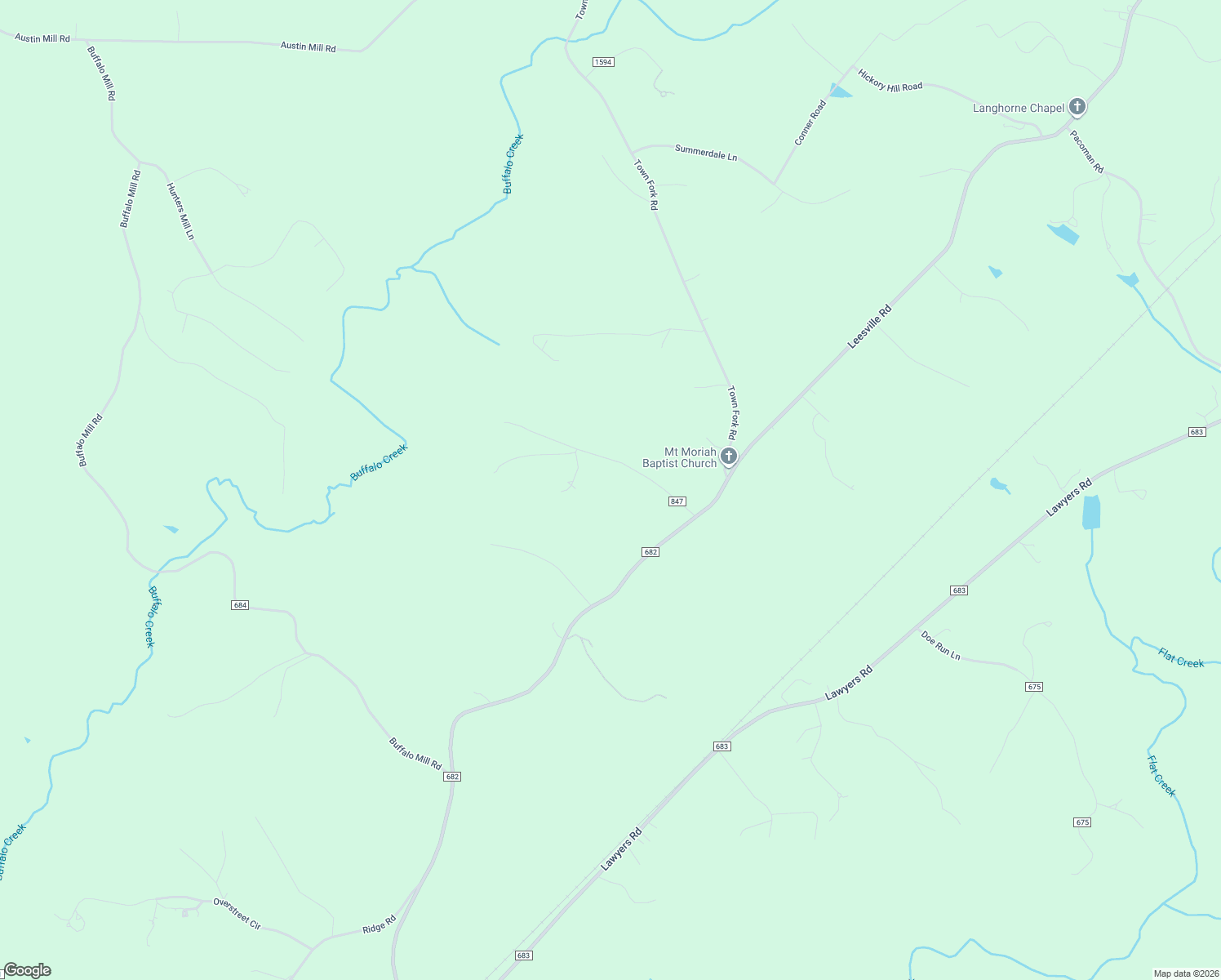 map of restaurants, bars, coffee shops, grocery stores, and more near 256 Blue Ridge Ln in Evington