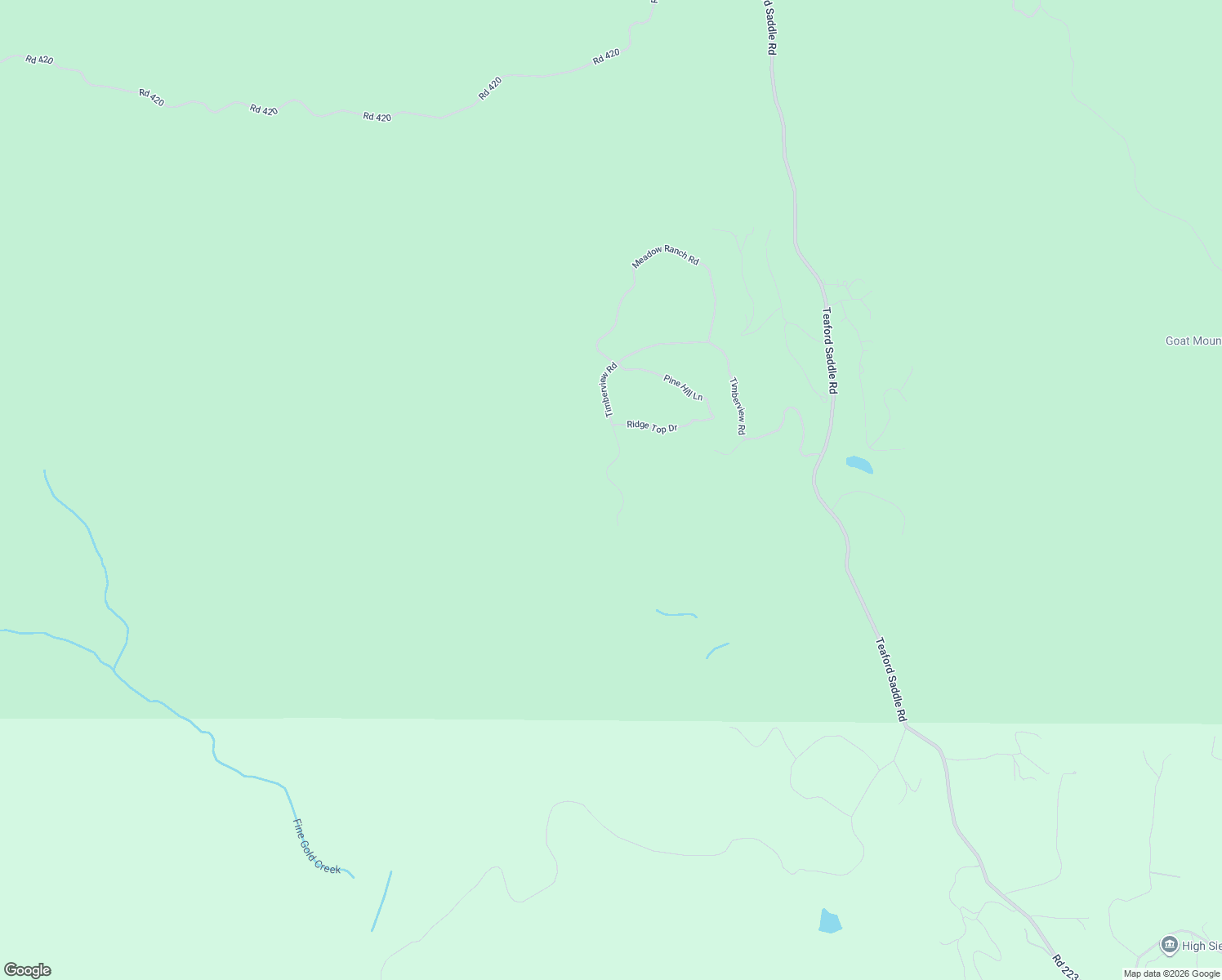 map of restaurants, bars, coffee shops, grocery stores, and more near 52815 Timberview Road in North Fork