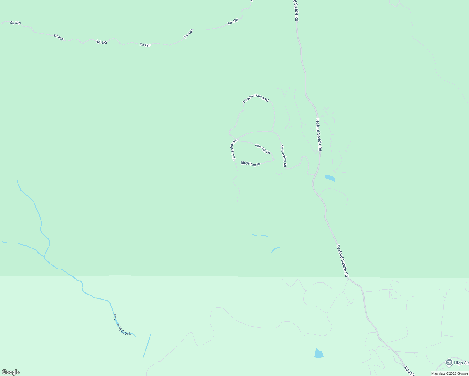 map of restaurants, bars, coffee shops, grocery stores, and more near 52815 Timberview Road in North Fork