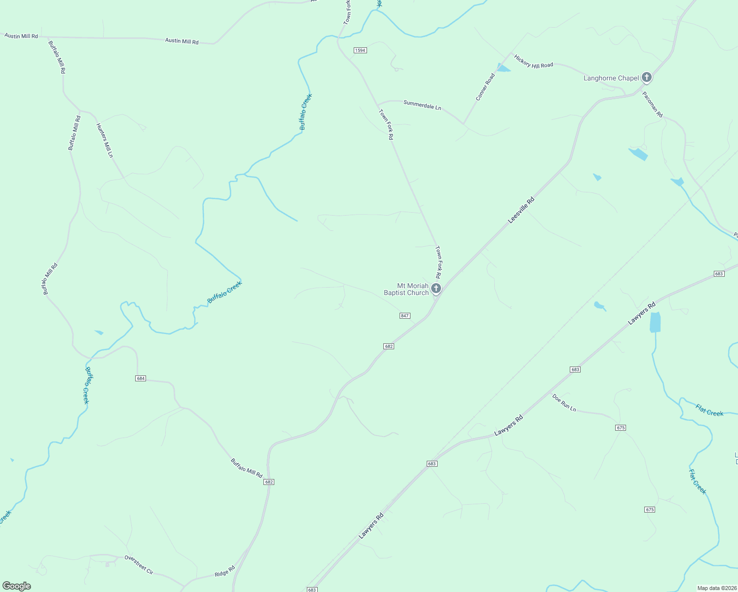 map of restaurants, bars, coffee shops, grocery stores, and more near 256 Blue Ridge Lane in Evington