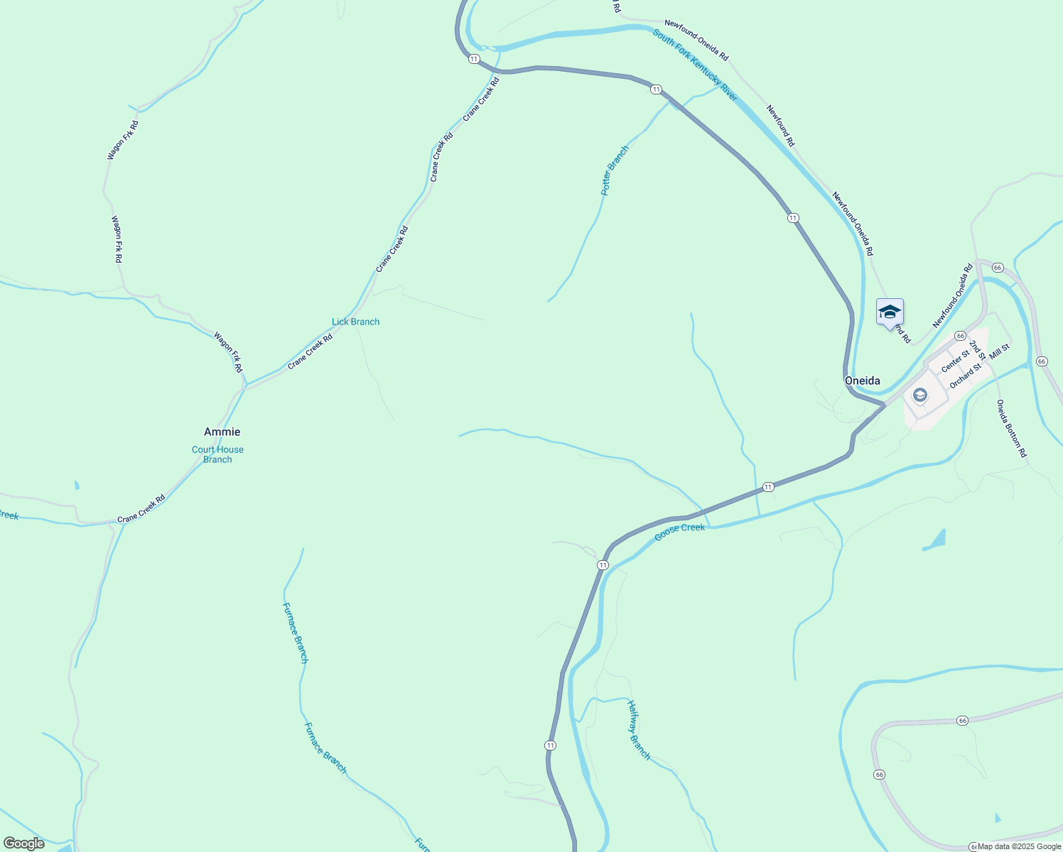 map of restaurants, bars, coffee shops, grocery stores, and more near in Oneida