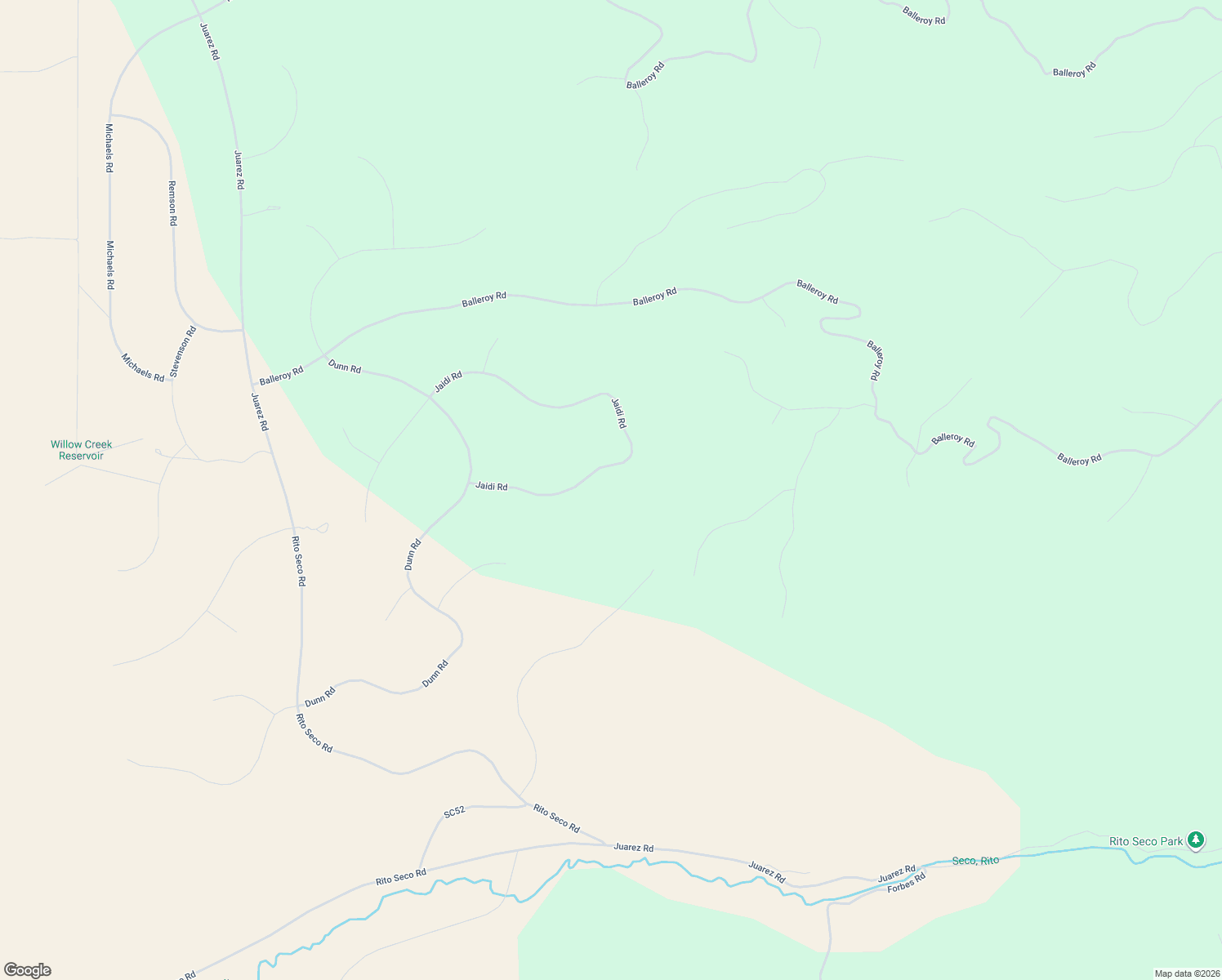 map of restaurants, bars, coffee shops, grocery stores, and more near Jaidi Road in Fort Garland