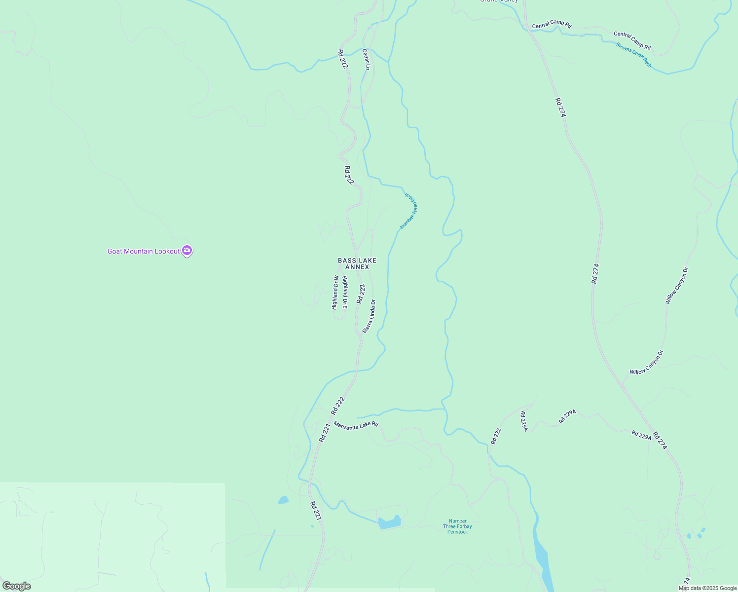 map of restaurants, bars, coffee shops, grocery stores, and more near 35891 Road 222 in Wishon