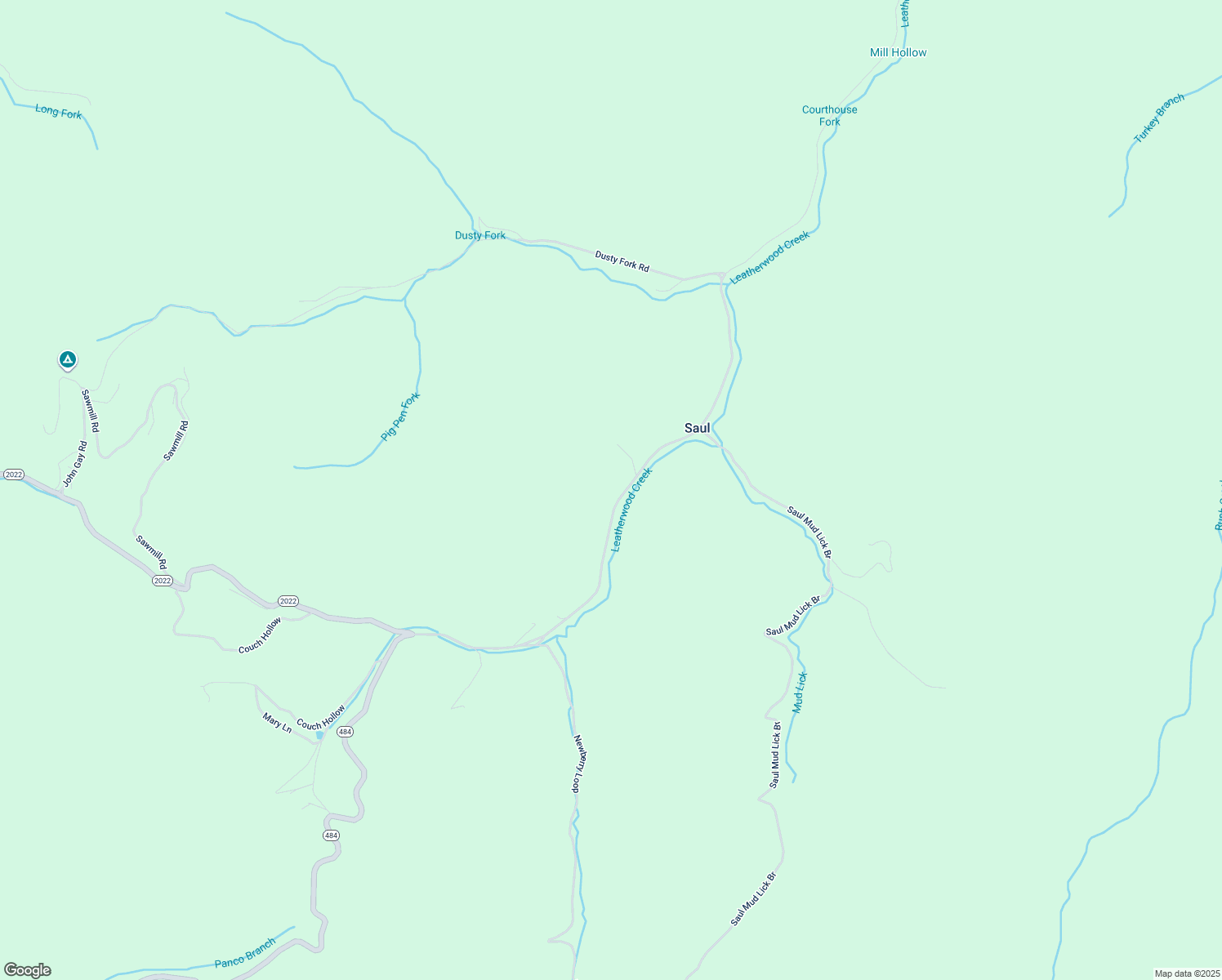 map of restaurants, bars, coffee shops, grocery stores, and more near in Saul