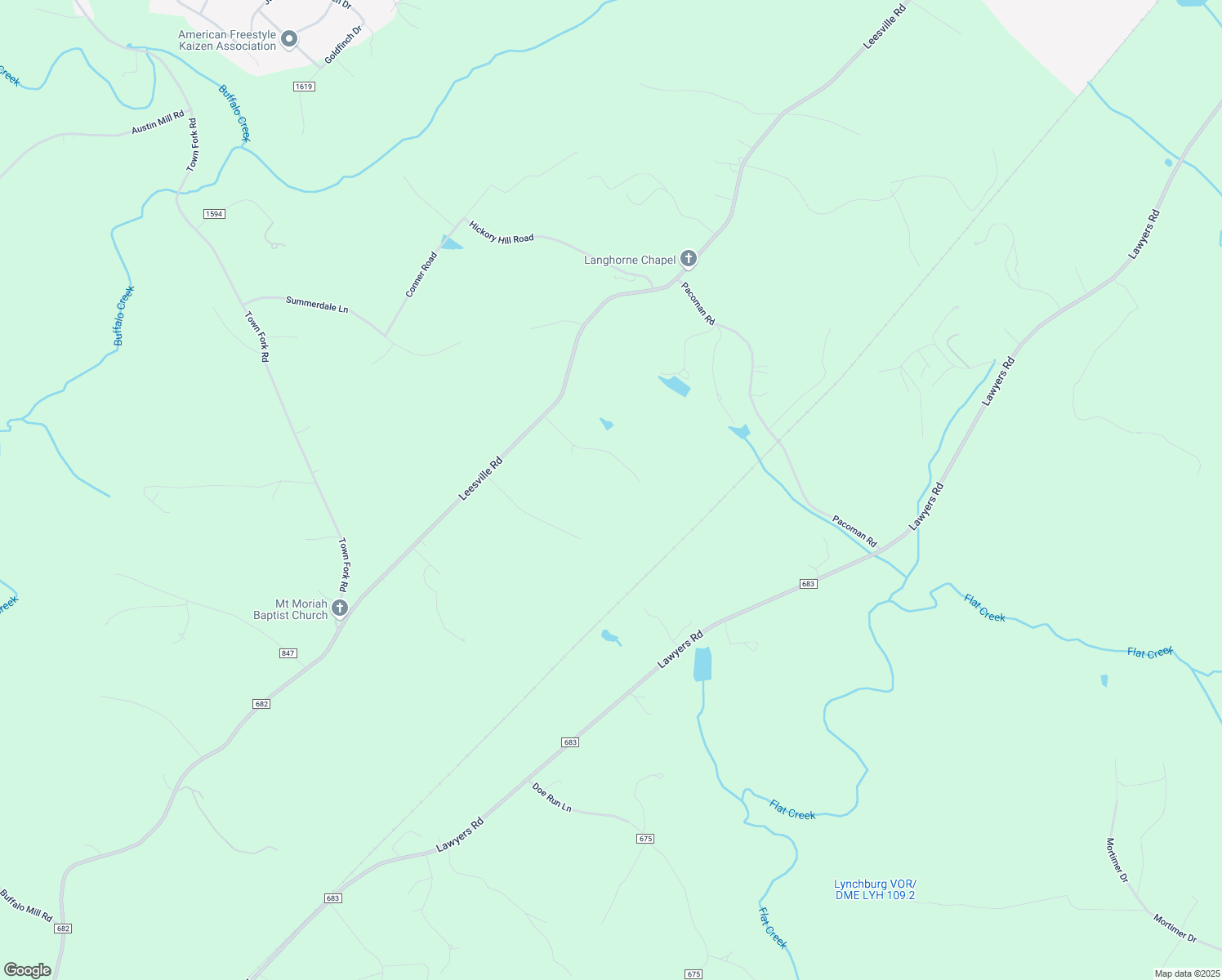 map of restaurants, bars, coffee shops, grocery stores, and more near 354 Cato Road in Evington