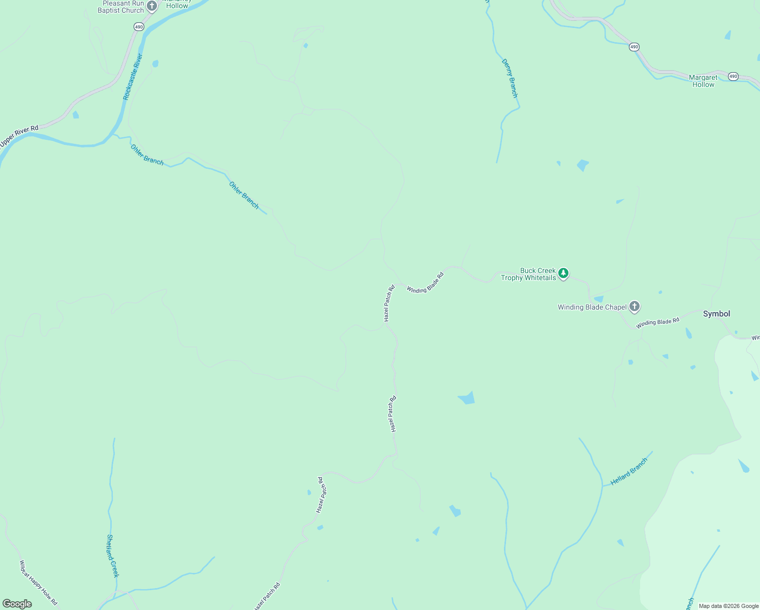 map of restaurants, bars, coffee shops, grocery stores, and more near 3191 Winding Blade Road in East Bernstadt