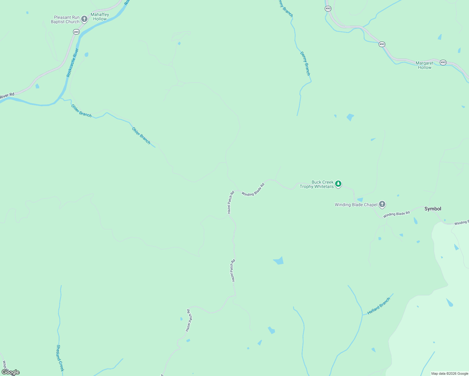 map of restaurants, bars, coffee shops, grocery stores, and more near 3191 Winding Blade Road in East Bernstadt