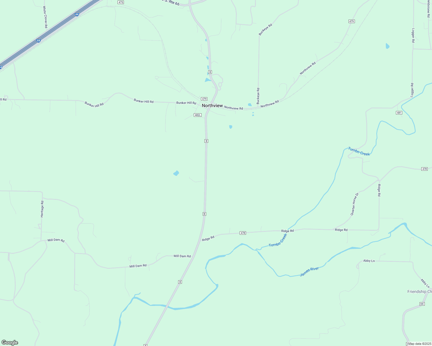 map of restaurants, bars, coffee shops, grocery stores, and more near 13560 State Highway B in Marshfield