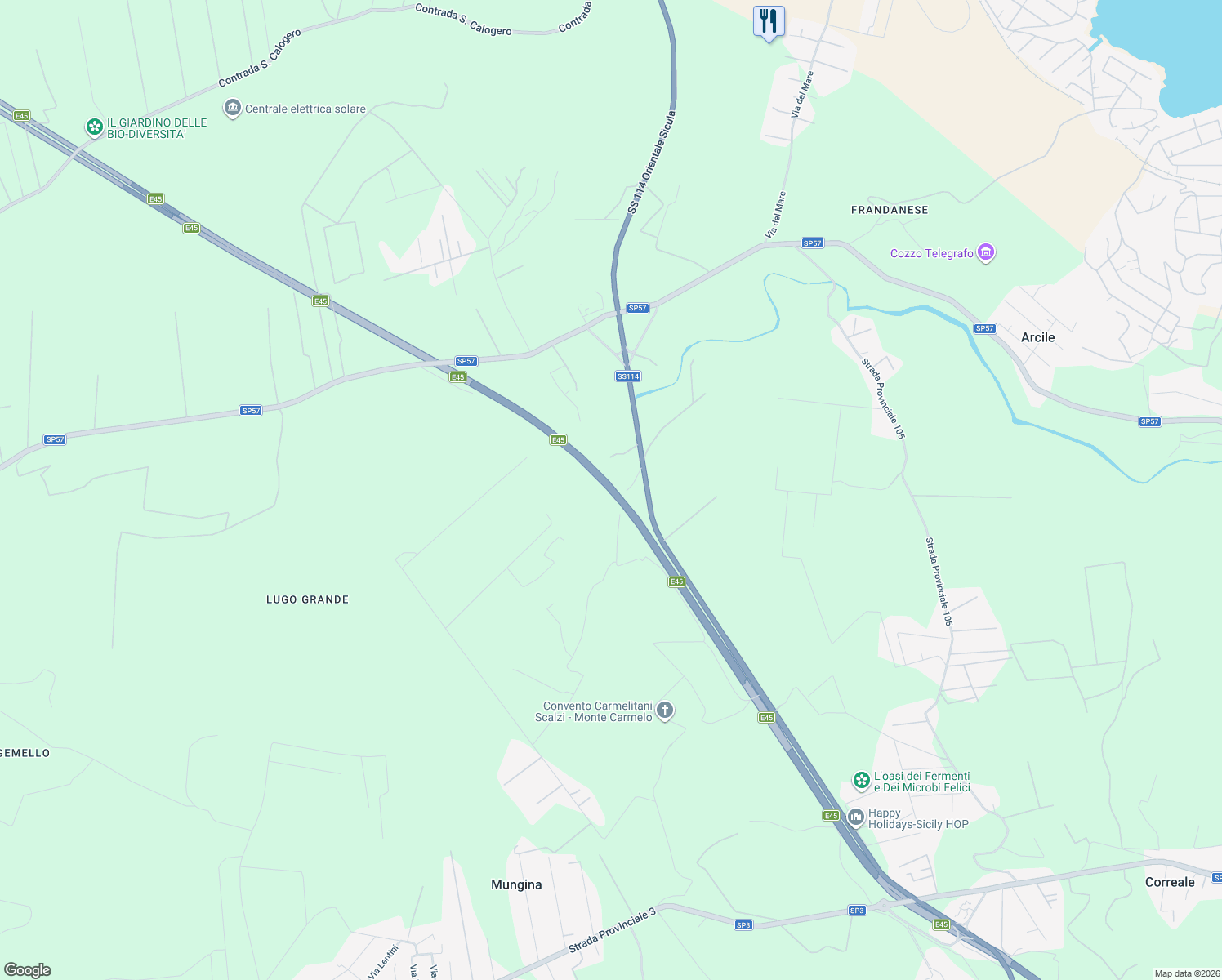 map of restaurants, bars, coffee shops, grocery stores, and more near in Free municipal consortium of Syracuse