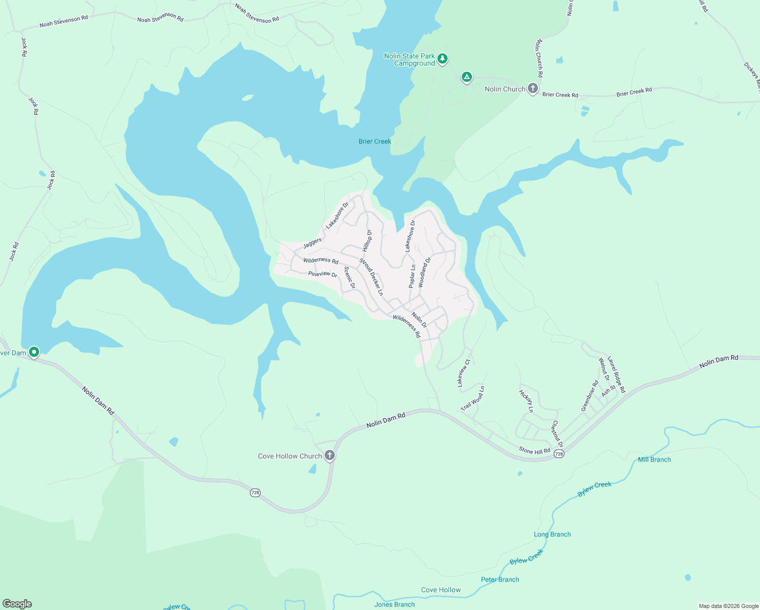 map of restaurants, bars, coffee shops, grocery stores, and more near Stroud Decker Road in Edmonson