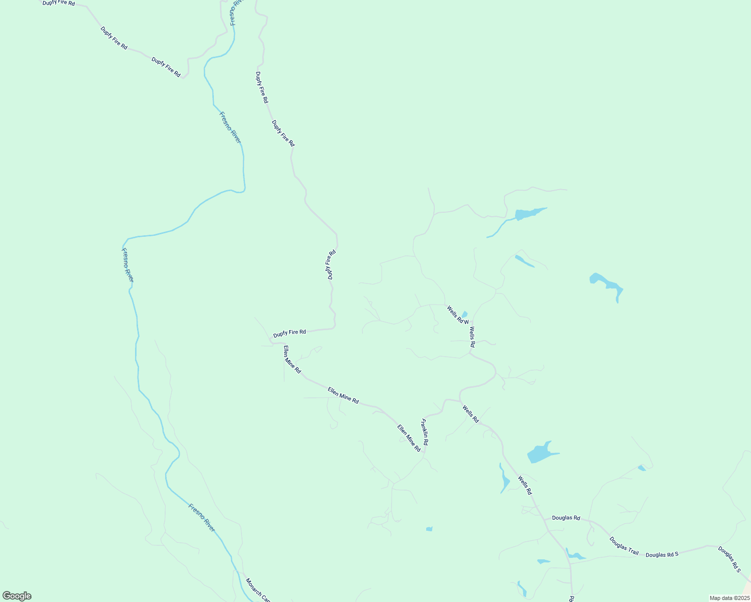 map of restaurants, bars, coffee shops, grocery stores, and more near 43691 Wells Road West in Coarsegold