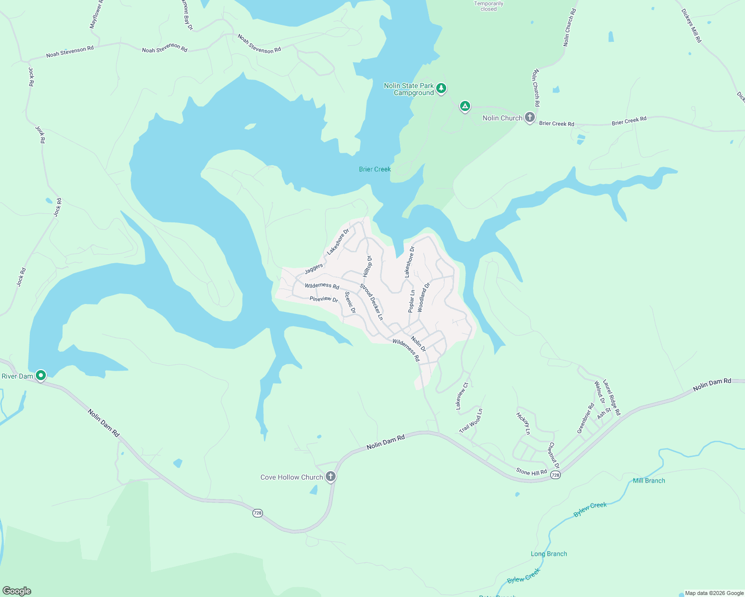 map of restaurants, bars, coffee shops, grocery stores, and more near Stroud Decker Lane in Edmonson County