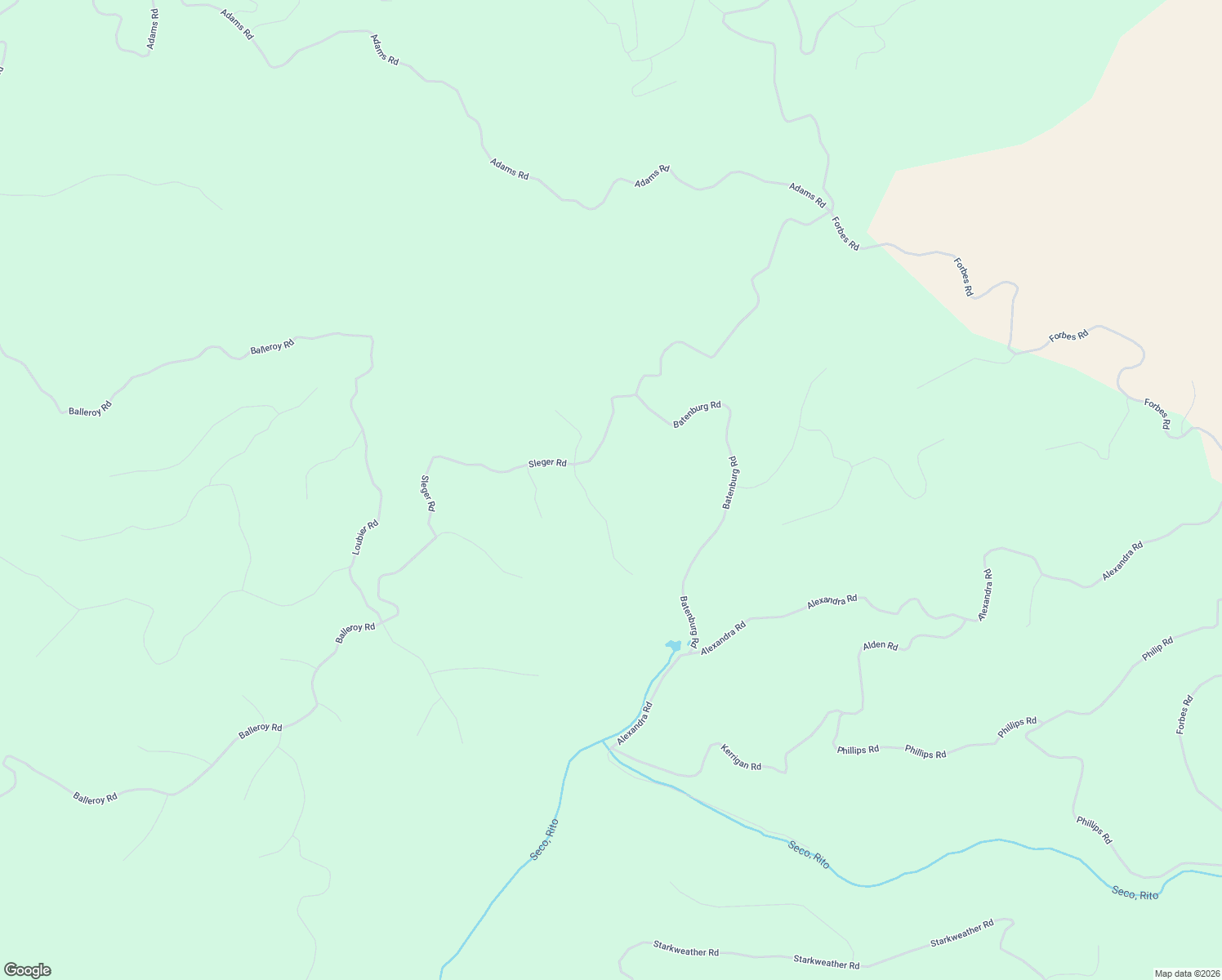 map of restaurants, bars, coffee shops, grocery stores, and more near 5836 Sheldon Road in Fort Garland