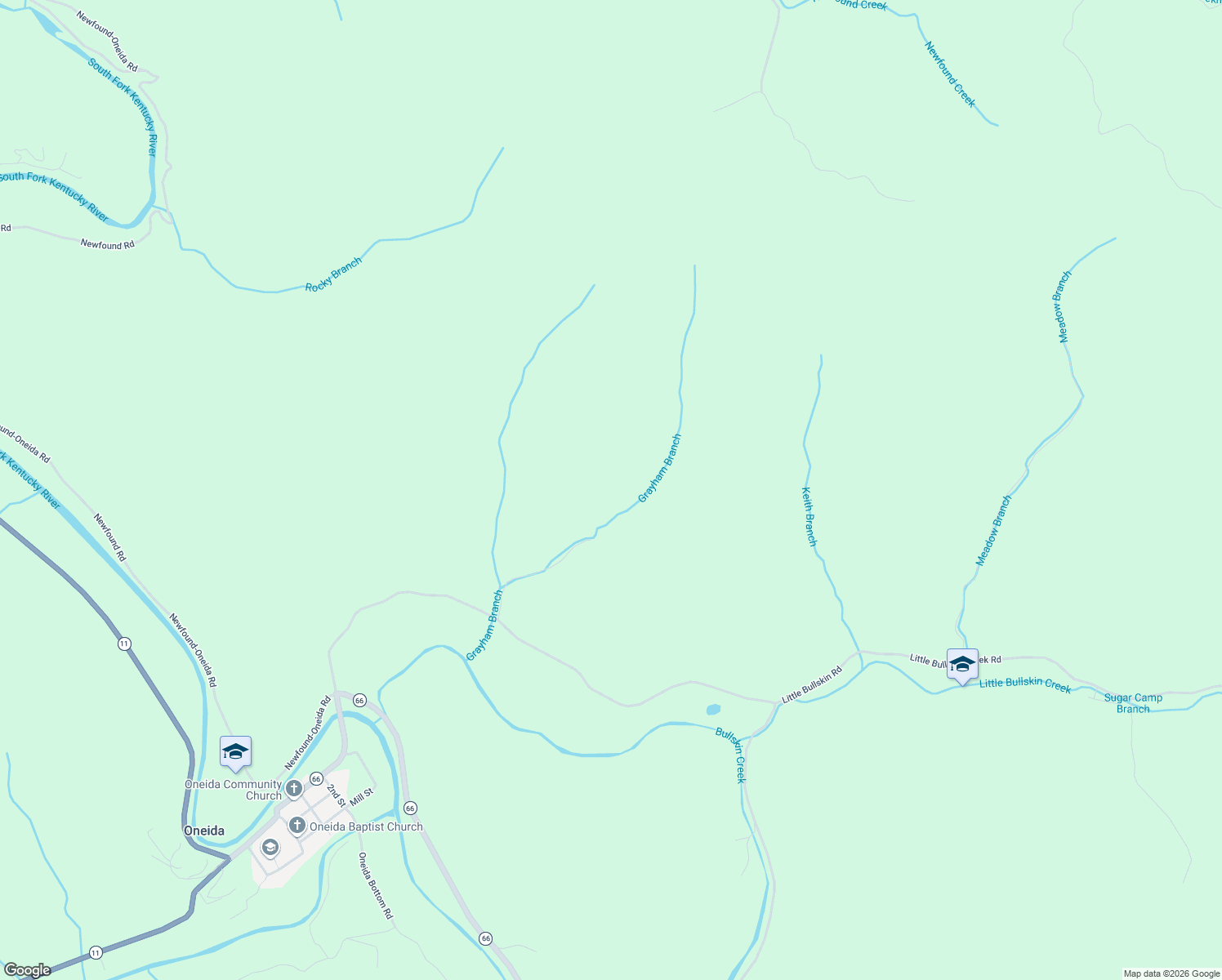 map of restaurants, bars, coffee shops, grocery stores, and more near in Oneida