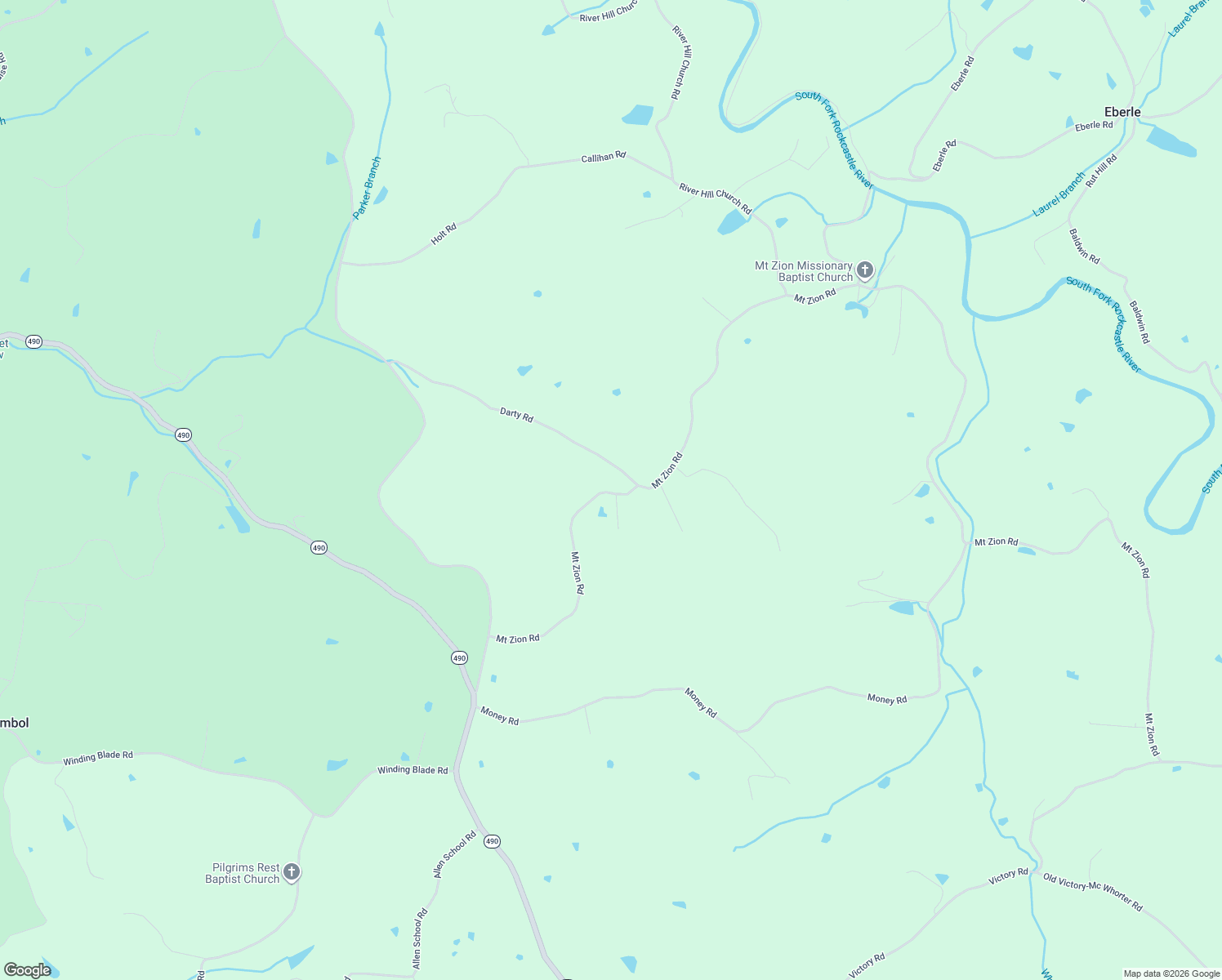 map of restaurants, bars, coffee shops, grocery stores, and more near 689 Mount Zion Road in East Bernstadt