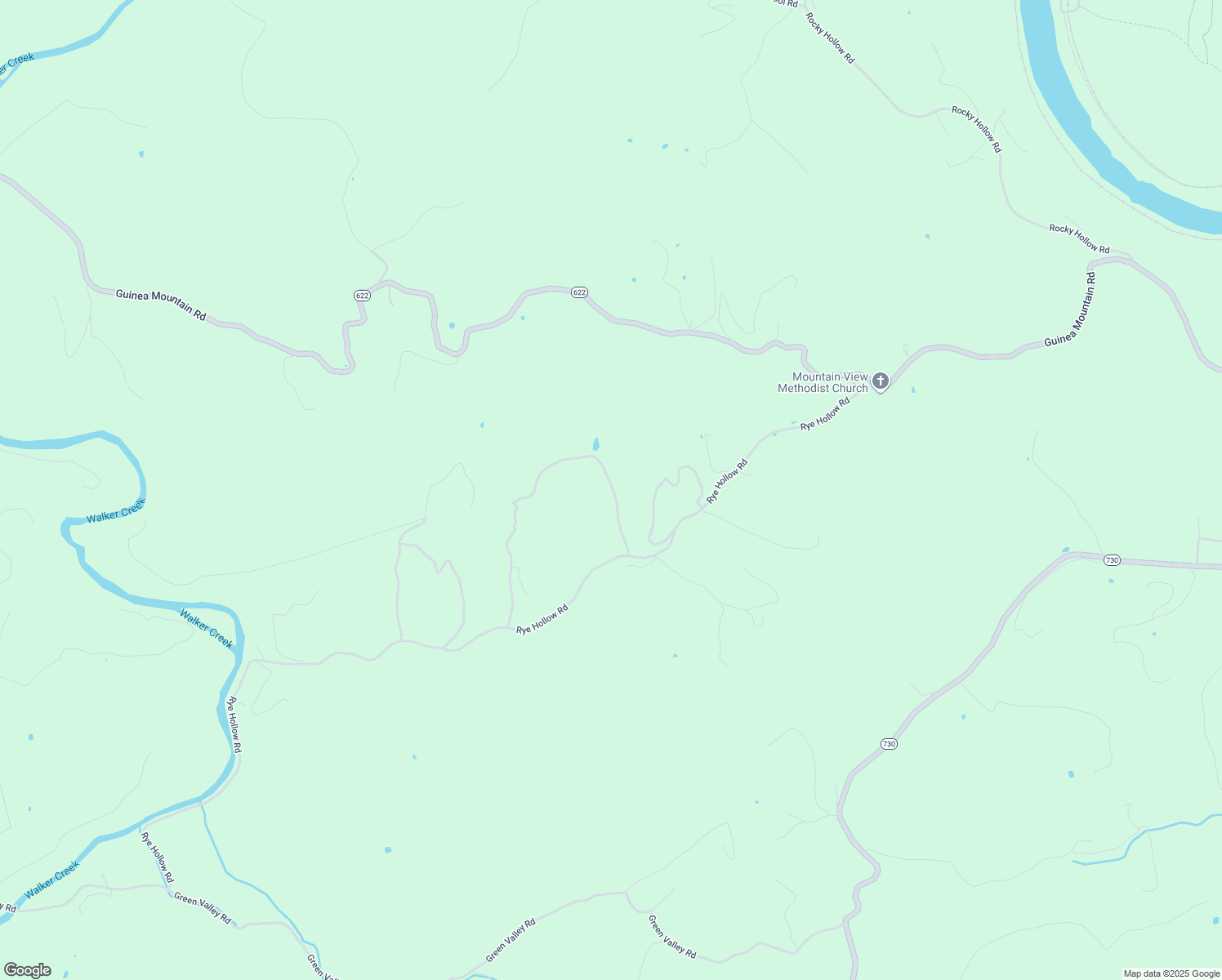 map of restaurants, bars, coffee shops, grocery stores, and more near 1059 Rye Hollow Road in Pearisburg