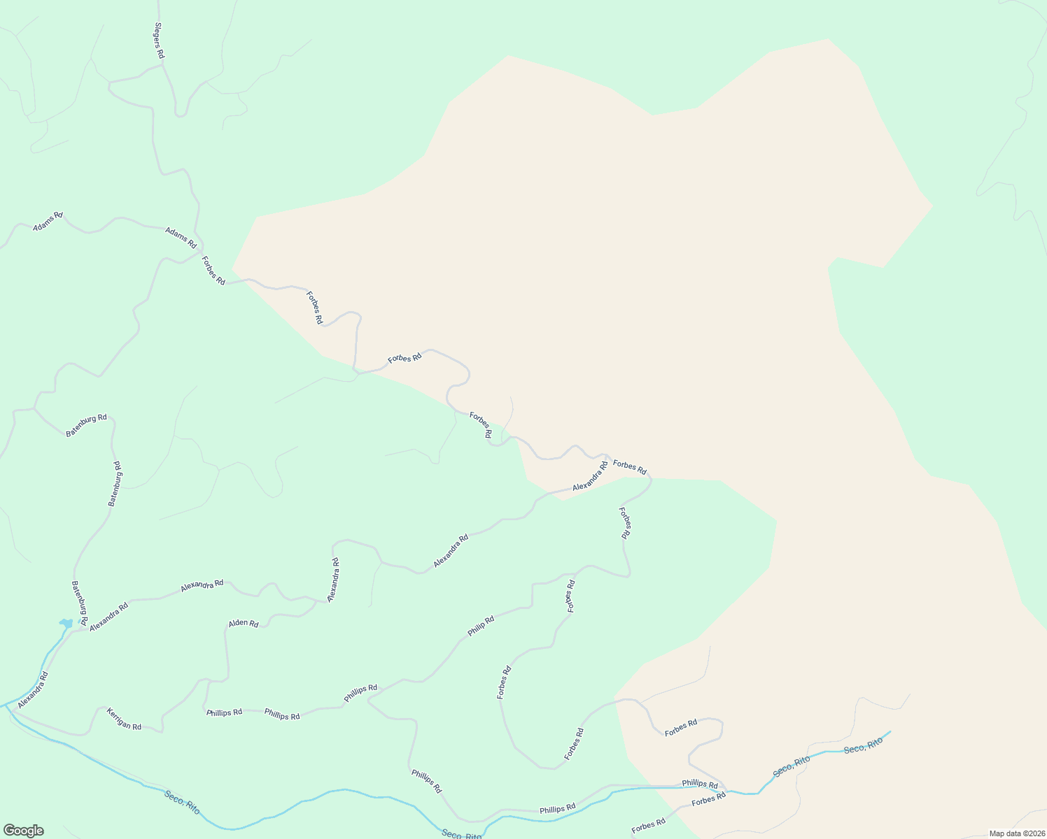 map of restaurants, bars, coffee shops, grocery stores, and more near Forbes Road in Fort Garland