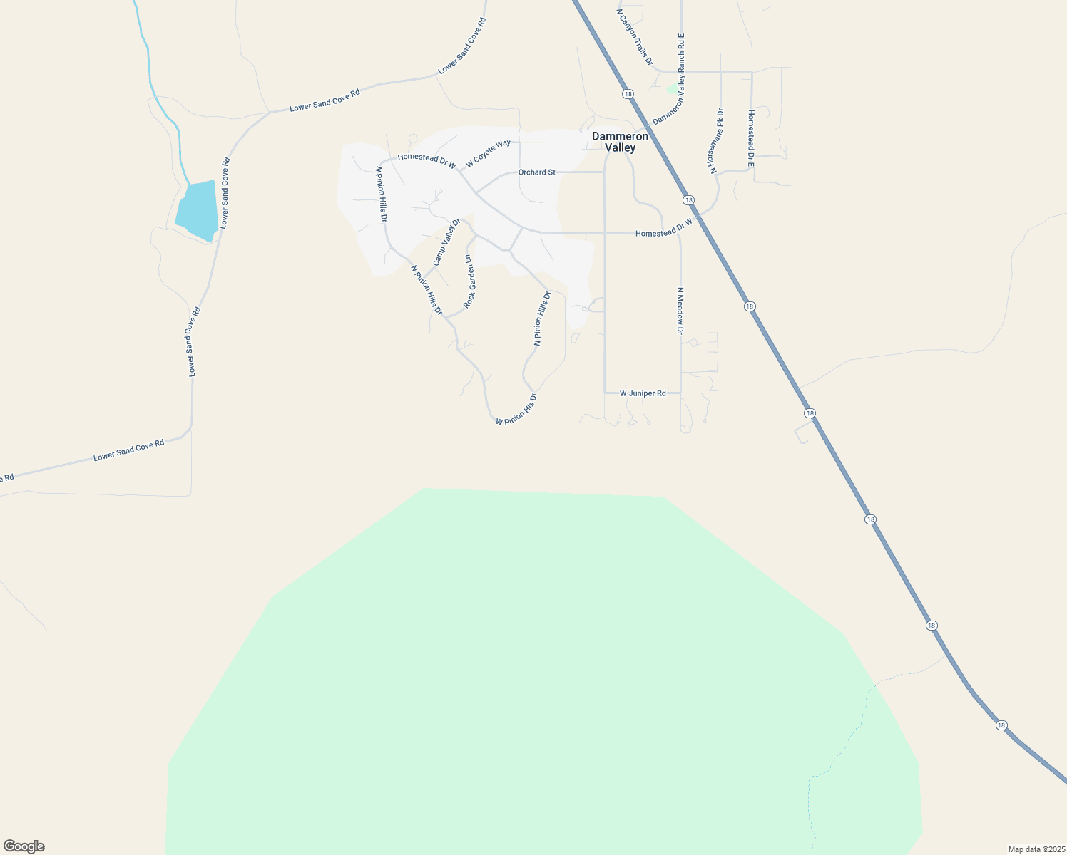 map of restaurants, bars, coffee shops, grocery stores, and more near 907 West Pinion Hills Drive in Dammeron Valley