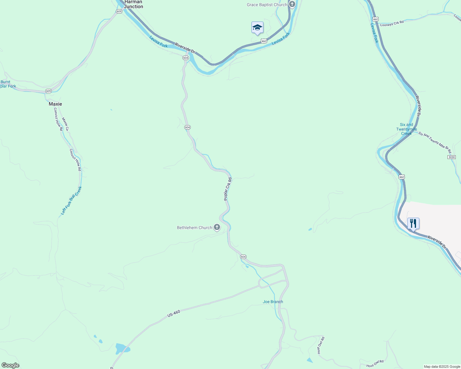 map of restaurants, bars, coffee shops, grocery stores, and more near 1000 Pinocchio Road in Grundy