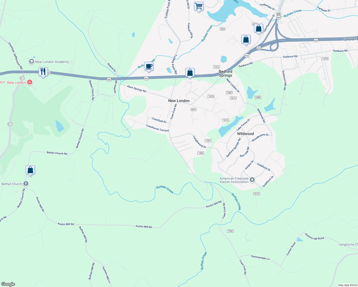 2 Holly Ridge Court, Evington VA Walk Score