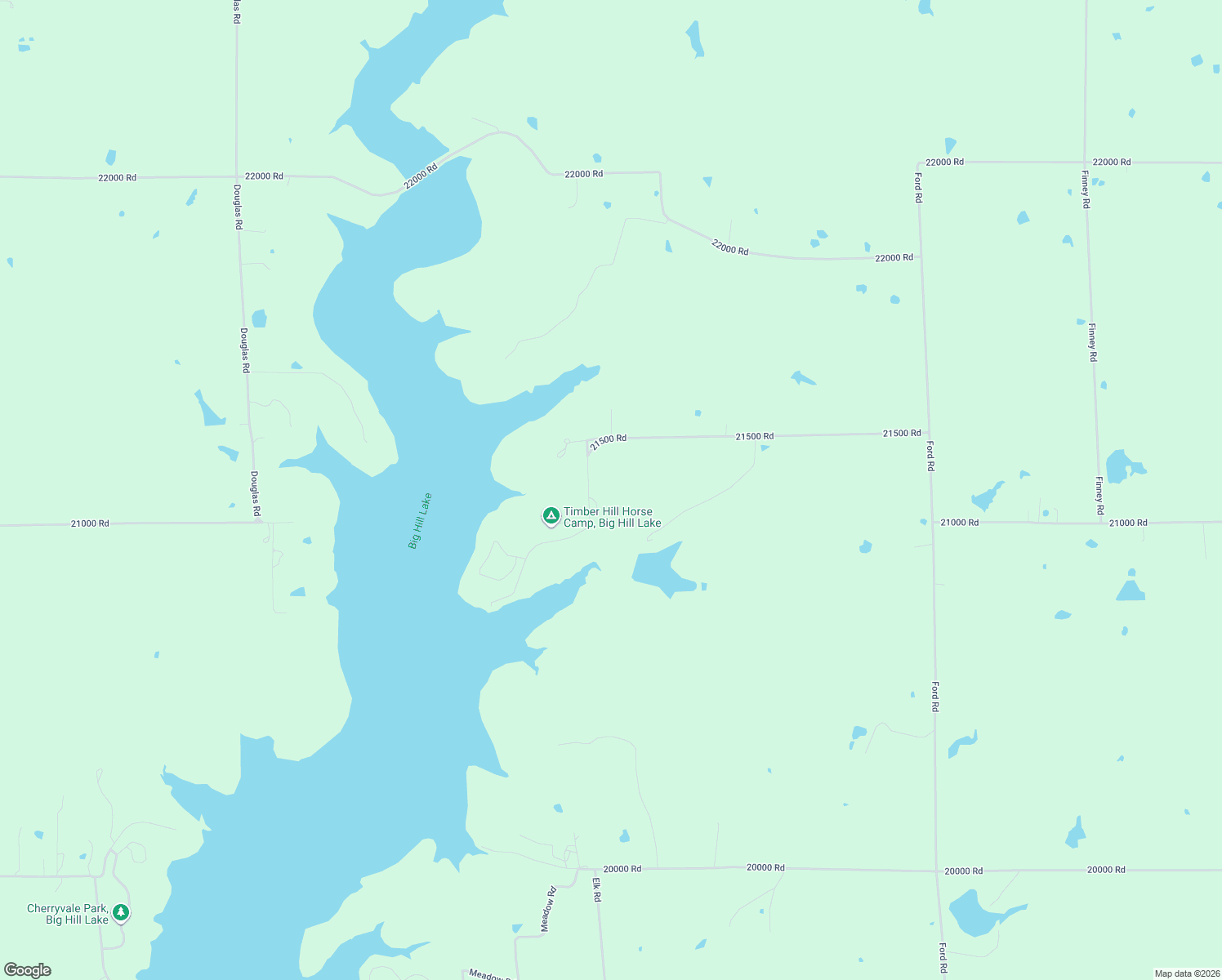 map of restaurants, bars, coffee shops, grocery stores, and more near Timberhill Parkway in Cherryvale