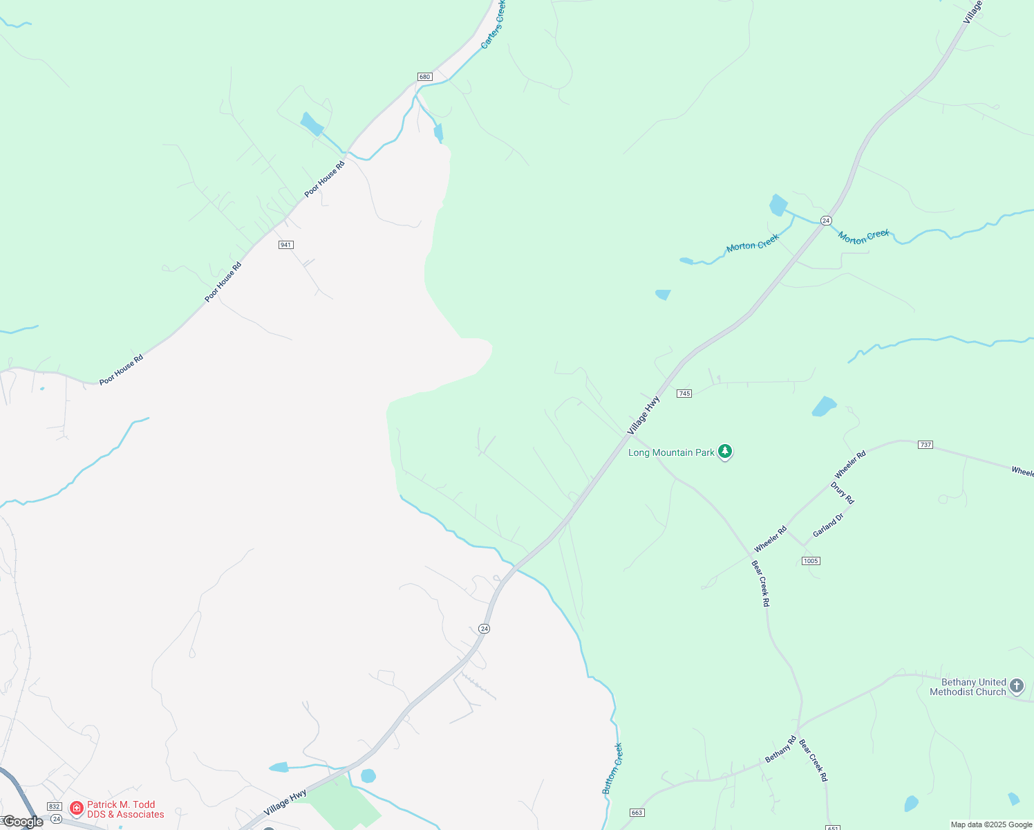 map of restaurants, bars, coffee shops, grocery stores, and more near 128 Mountain Laurel Drive in Rustburg