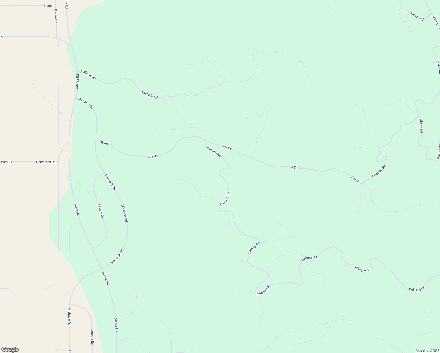 map of restaurants, bars, coffee shops, grocery stores, and more near Balleroy Road in Fort Garland