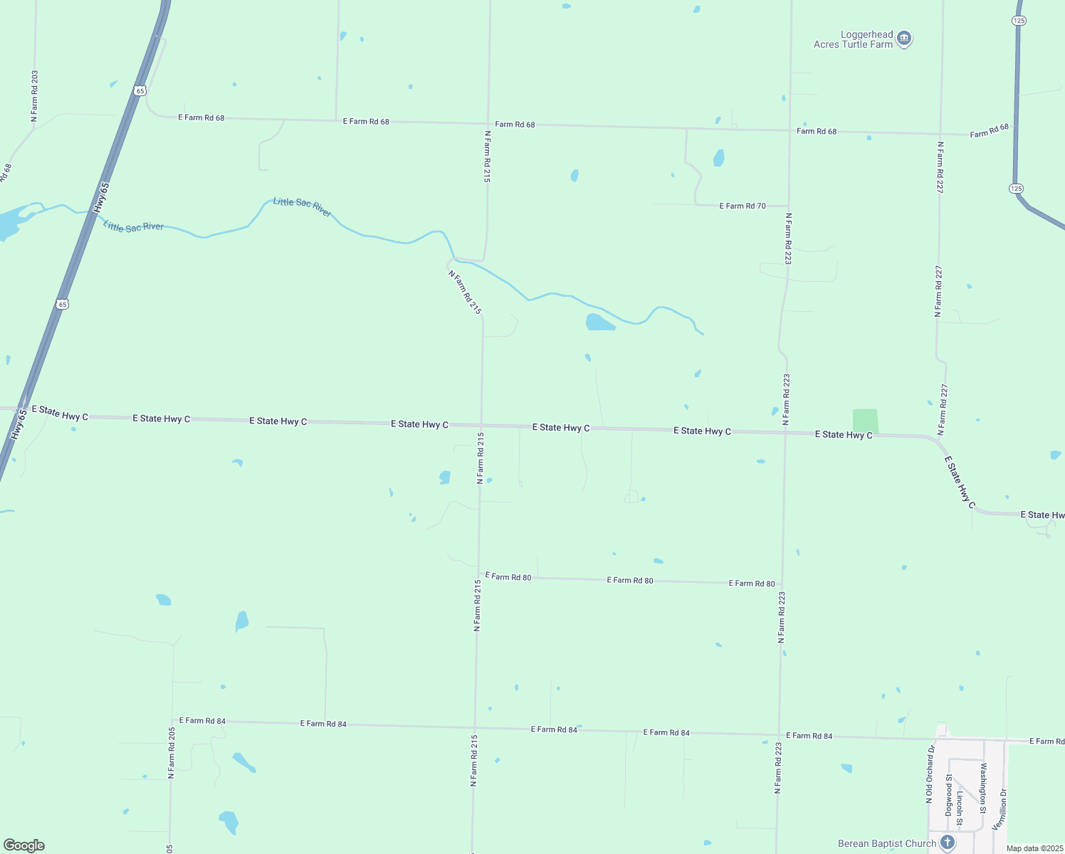 map of restaurants, bars, coffee shops, grocery stores, and more near 6734 East State Highway C in Strafford