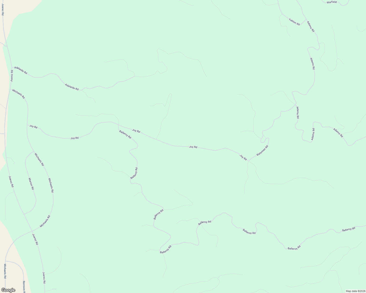 map of restaurants, bars, coffee shops, grocery stores, and more near Joy Road in Fort Garland