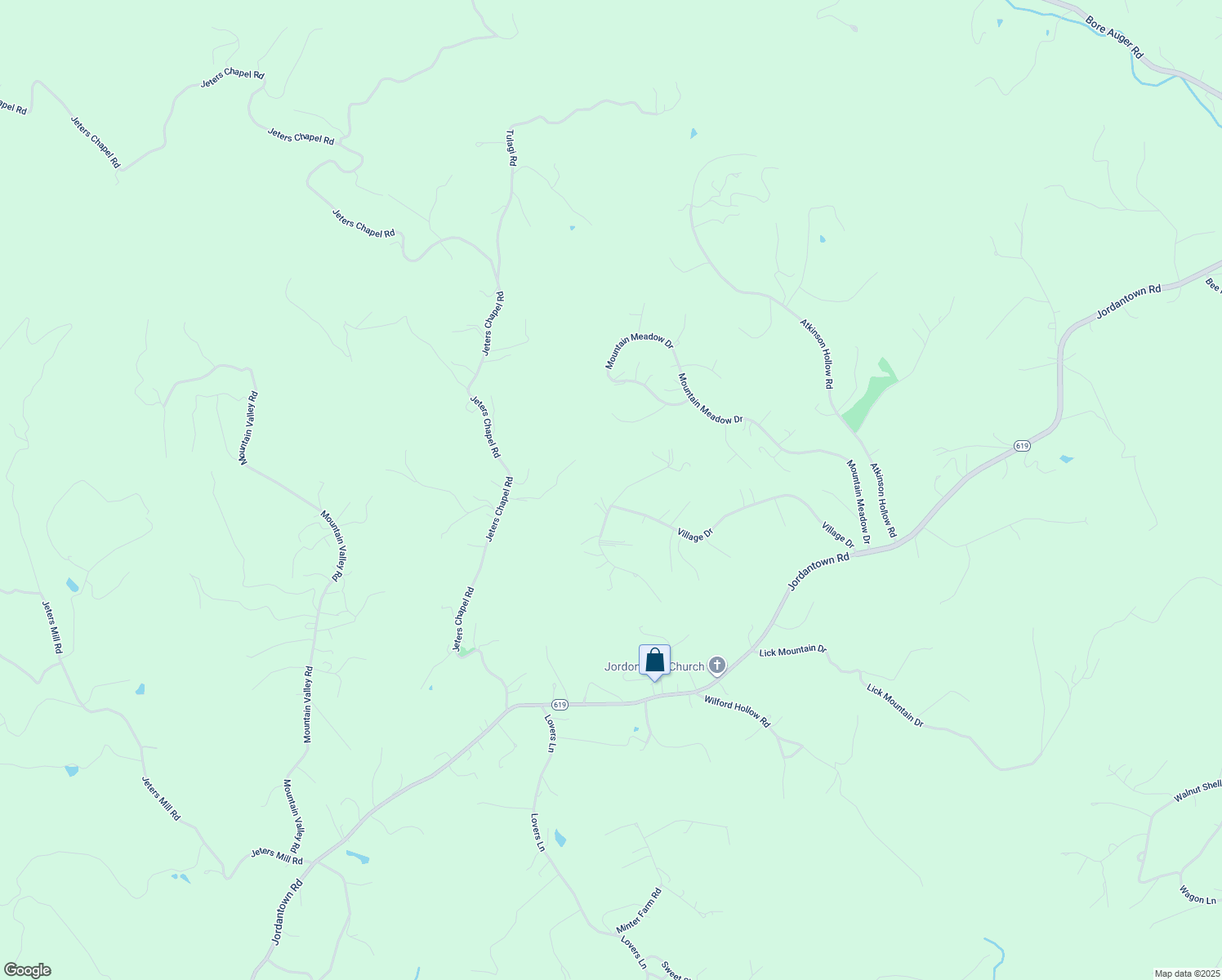 map of restaurants, bars, coffee shops, grocery stores, and more near 102 Courtland Drive in Vinton