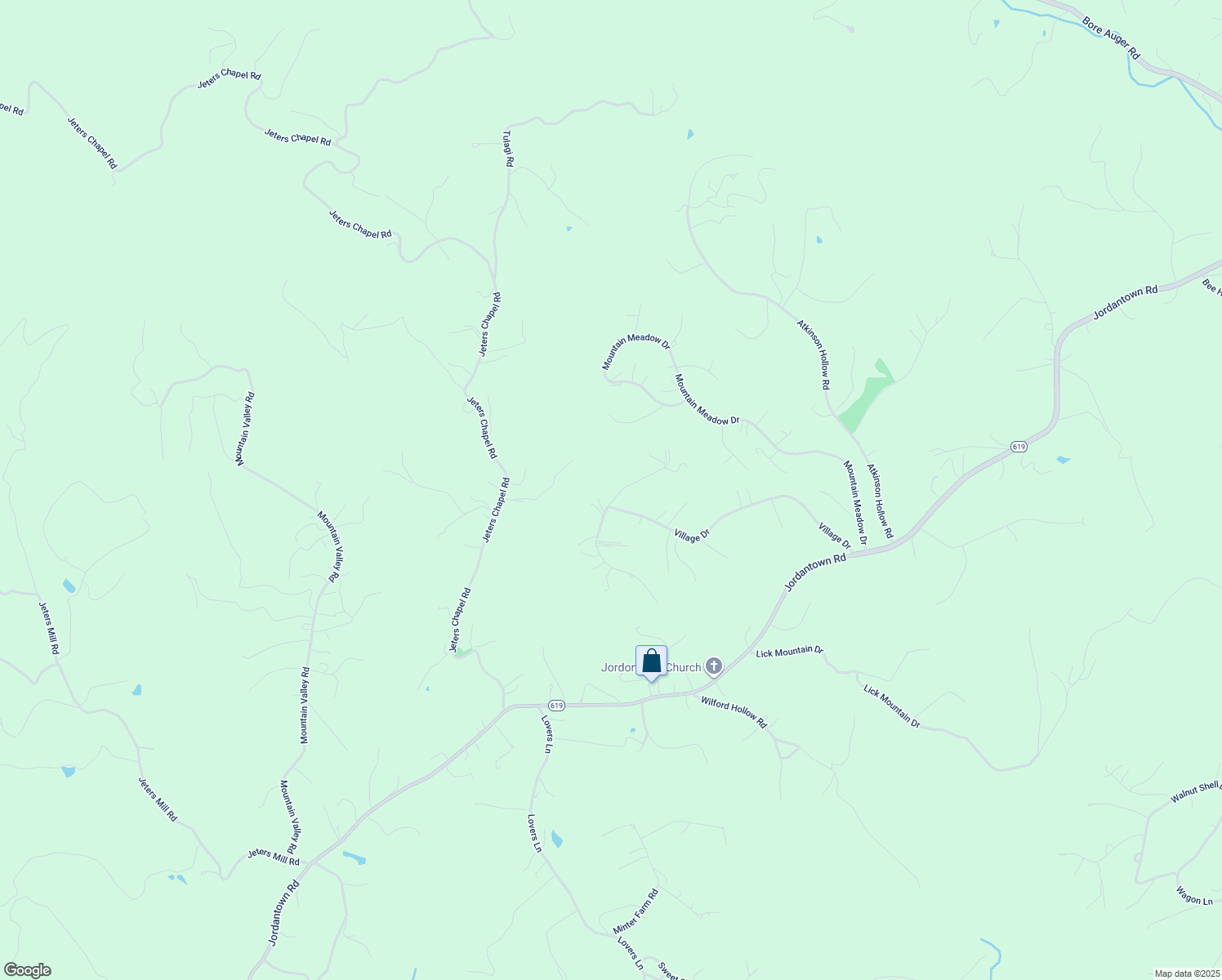 map of restaurants, bars, coffee shops, grocery stores, and more near 102 Courtland Drive in Vinton