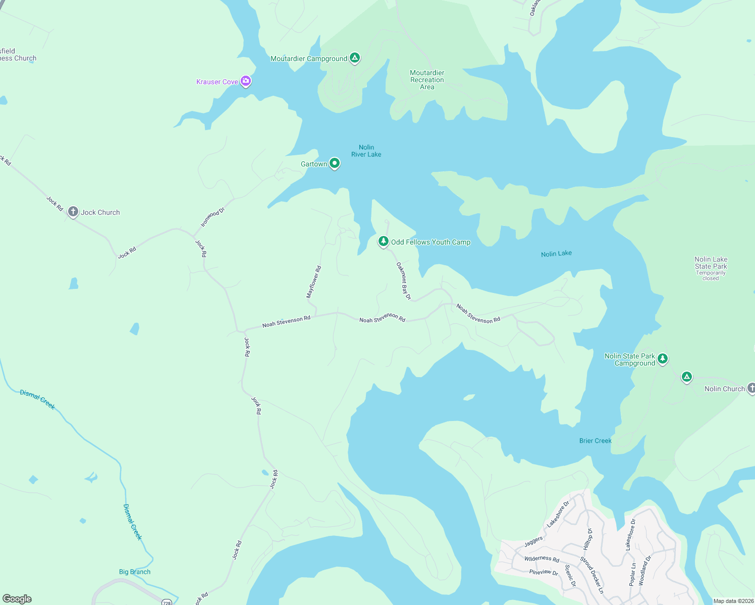 map of restaurants, bars, coffee shops, grocery stores, and more near Vanmeter Cemetery Road in Bee Spring
