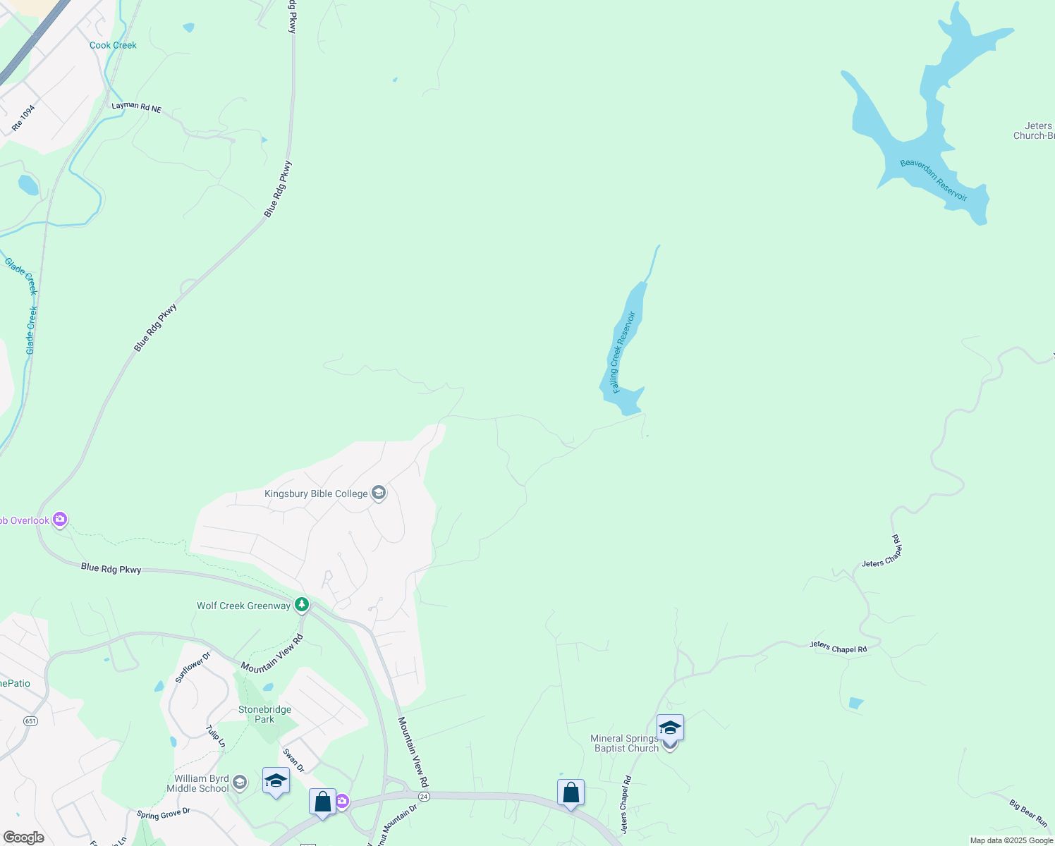 map of restaurants, bars, coffee shops, grocery stores, and more near 4435 Toddsbury Drive in Vinton