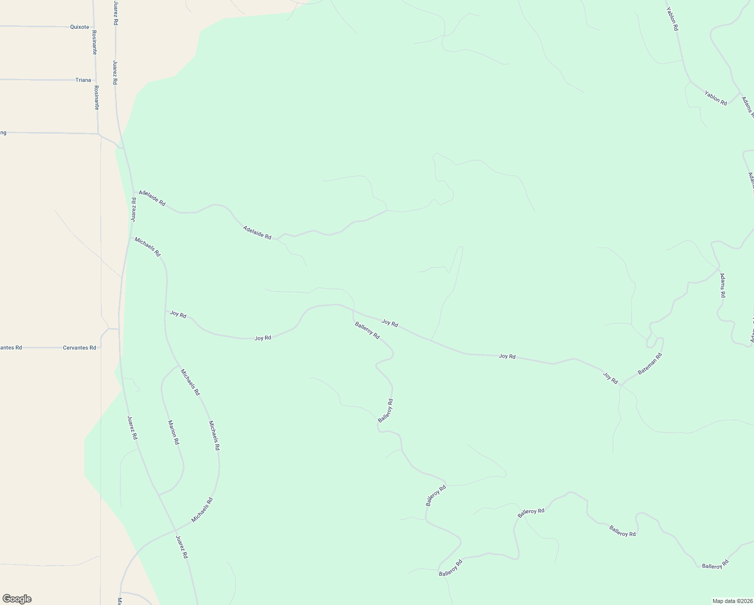 map of restaurants, bars, coffee shops, grocery stores, and more near Joy Road in Fort Garland