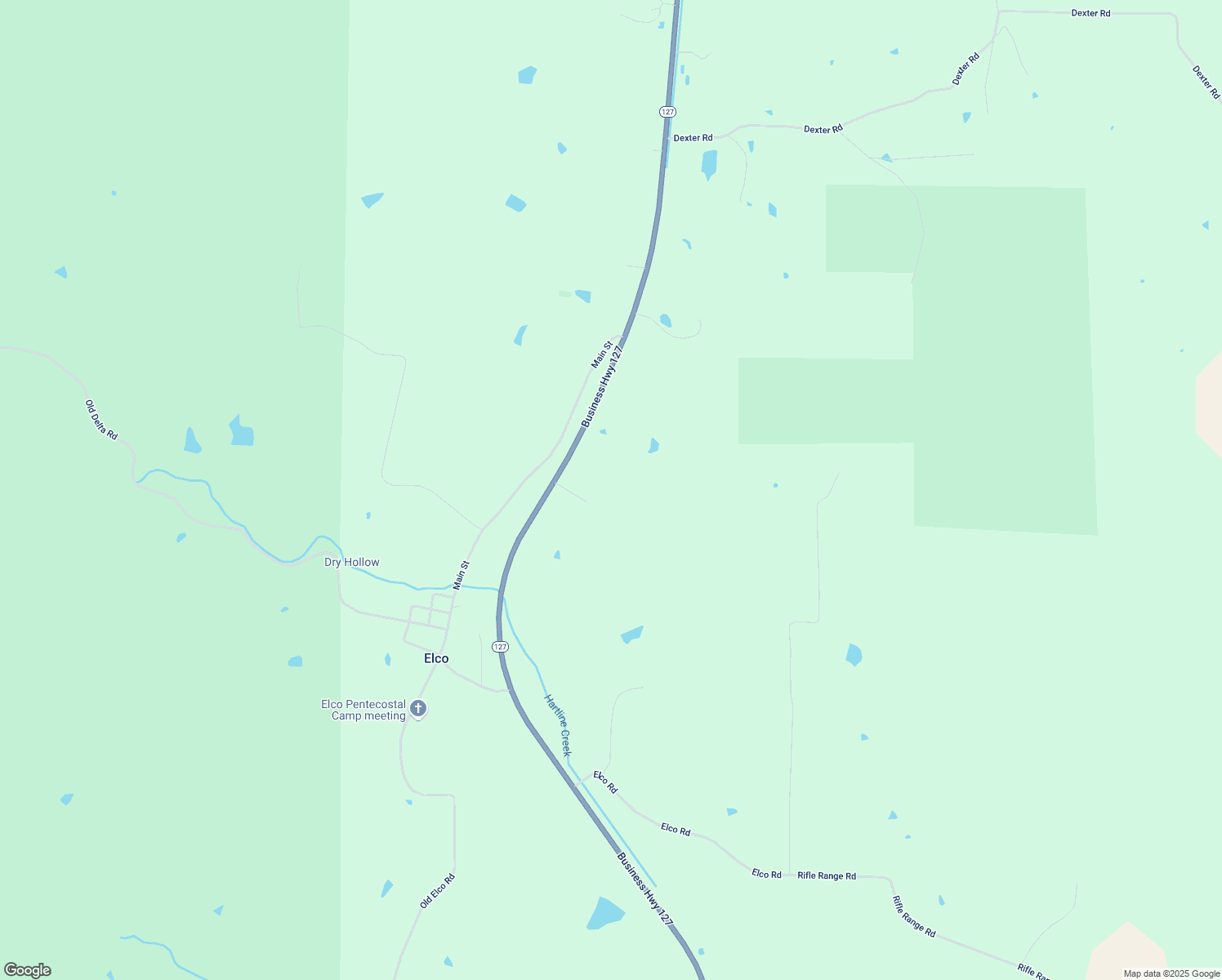map of restaurants, bars, coffee shops, grocery stores, and more near 32412 Illinois 127 in Tamms