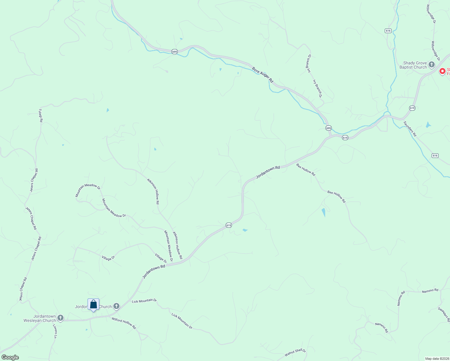 map of restaurants, bars, coffee shops, grocery stores, and more near 118 Forest Ridge Drive in Vinton