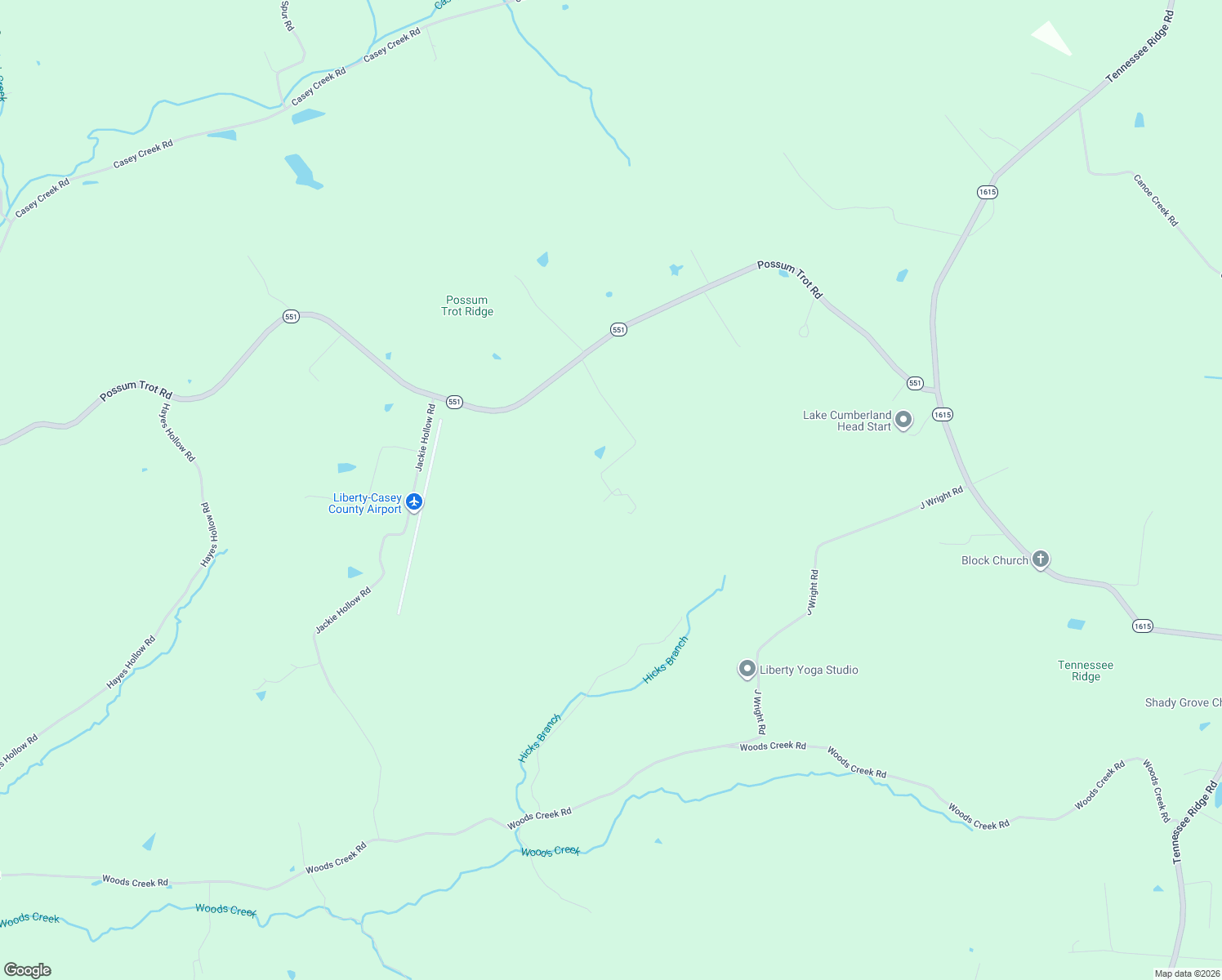 map of restaurants, bars, coffee shops, grocery stores, and more near 498 Meadow Drive in Liberty