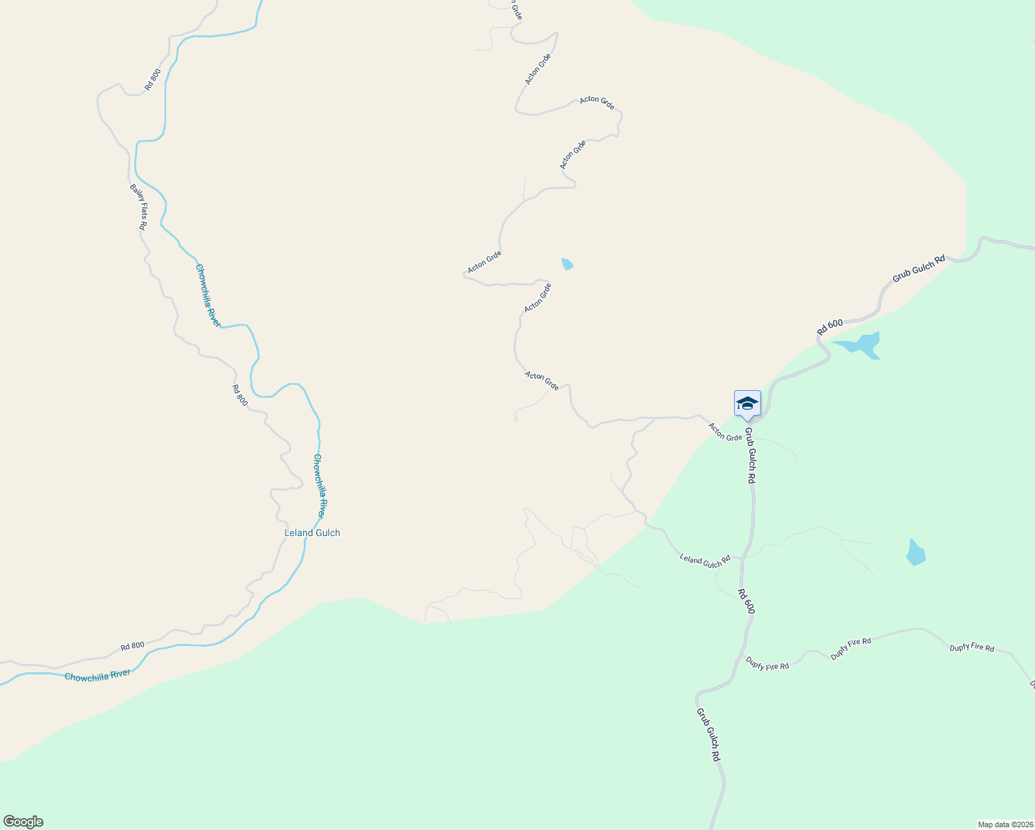 map of restaurants, bars, coffee shops, grocery stores, and more near 38914 Acton Grde in Raymond