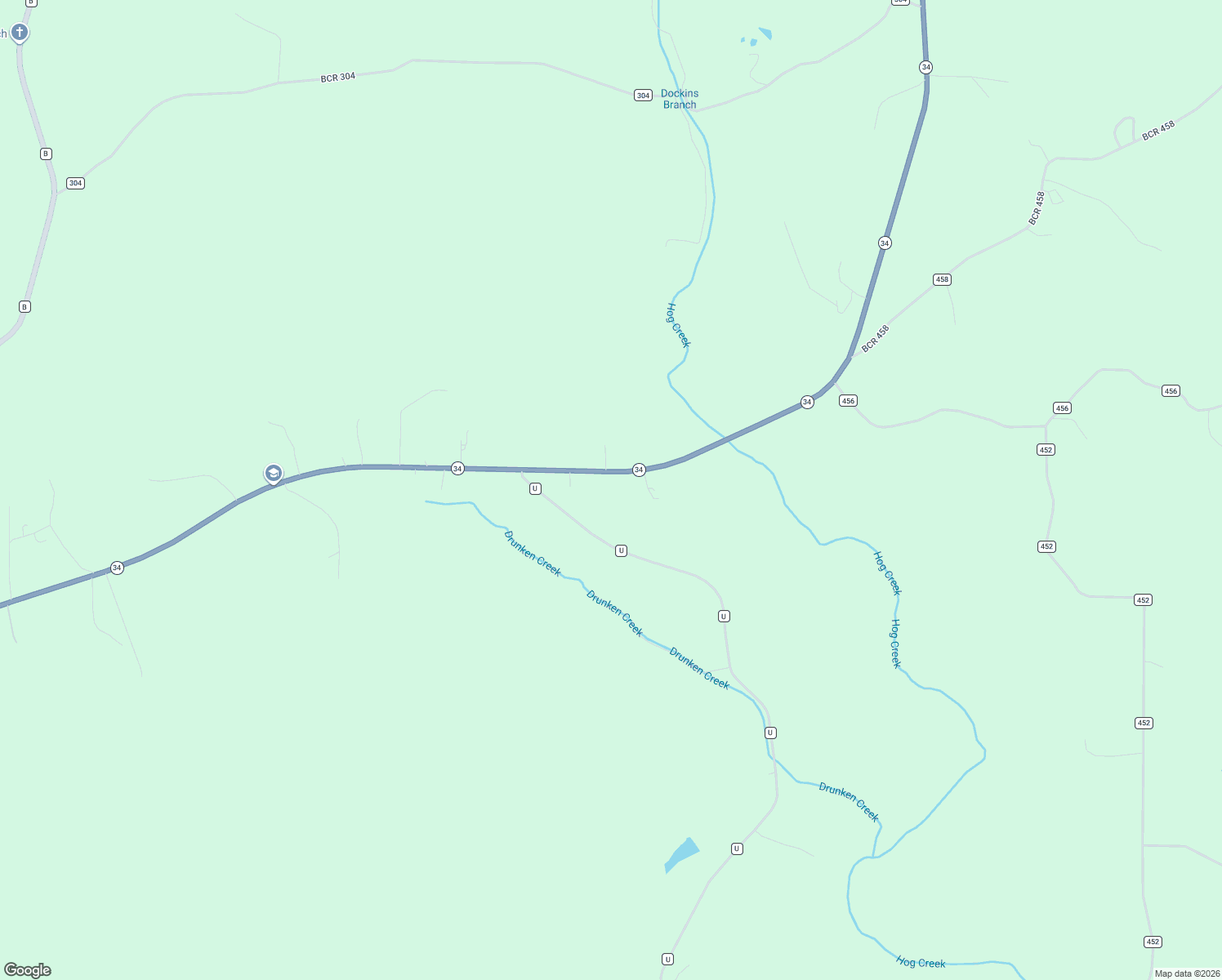 map of restaurants, bars, coffee shops, grocery stores, and more near 2280 RR 2 in Marble Hill